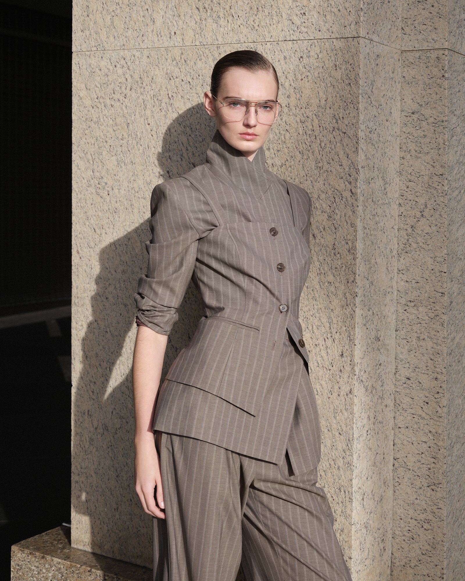 European Stripe Waistcoat