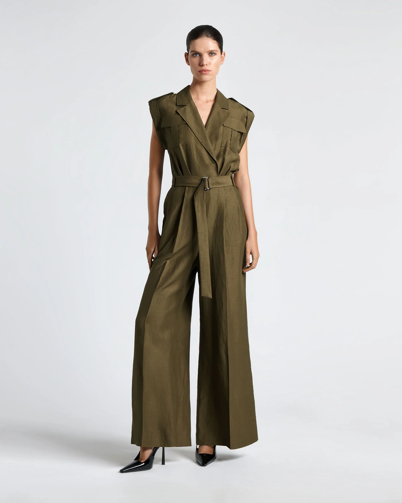 Utility Belted Jumpsuit