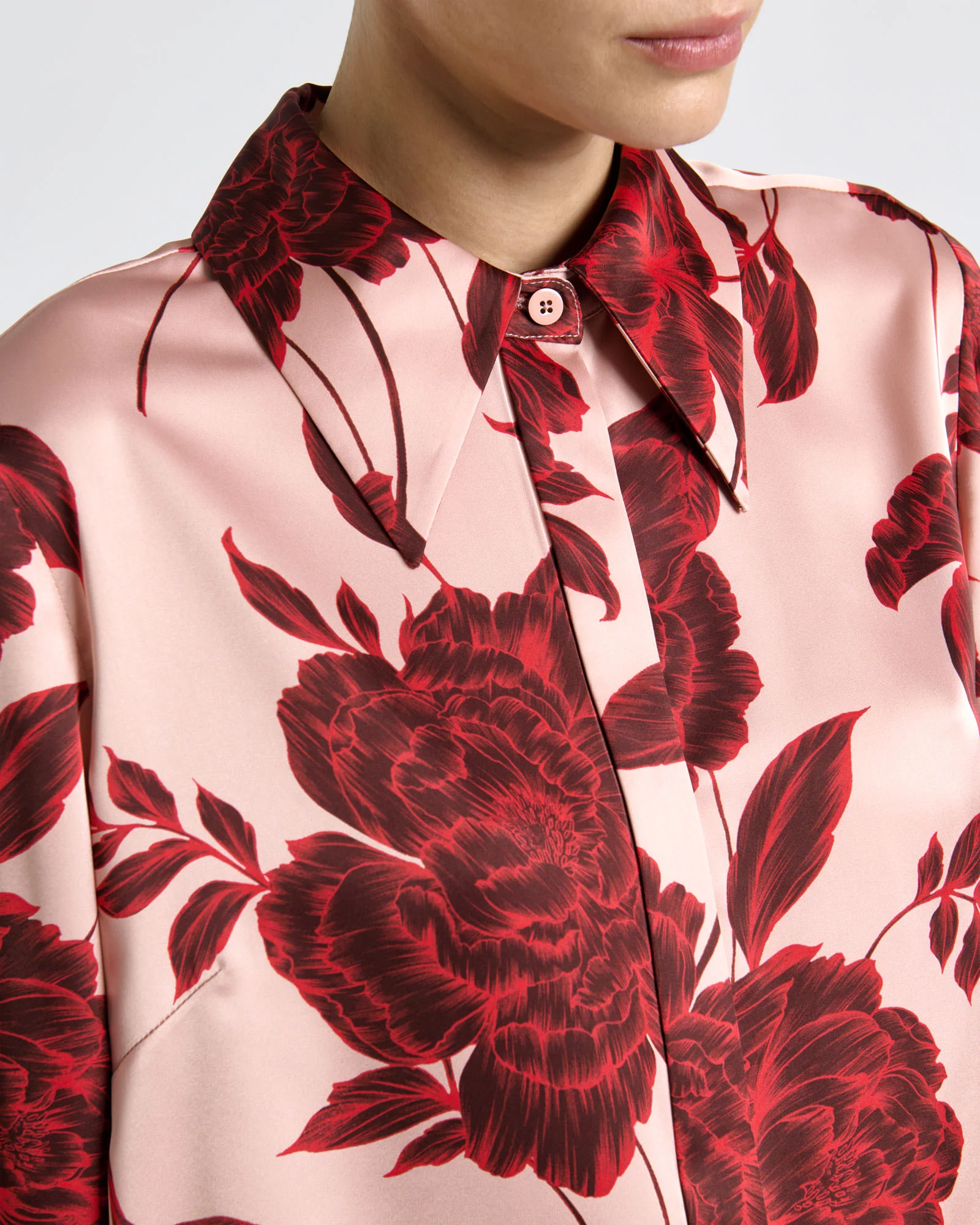 Amour Floral Pleat Back Shirt