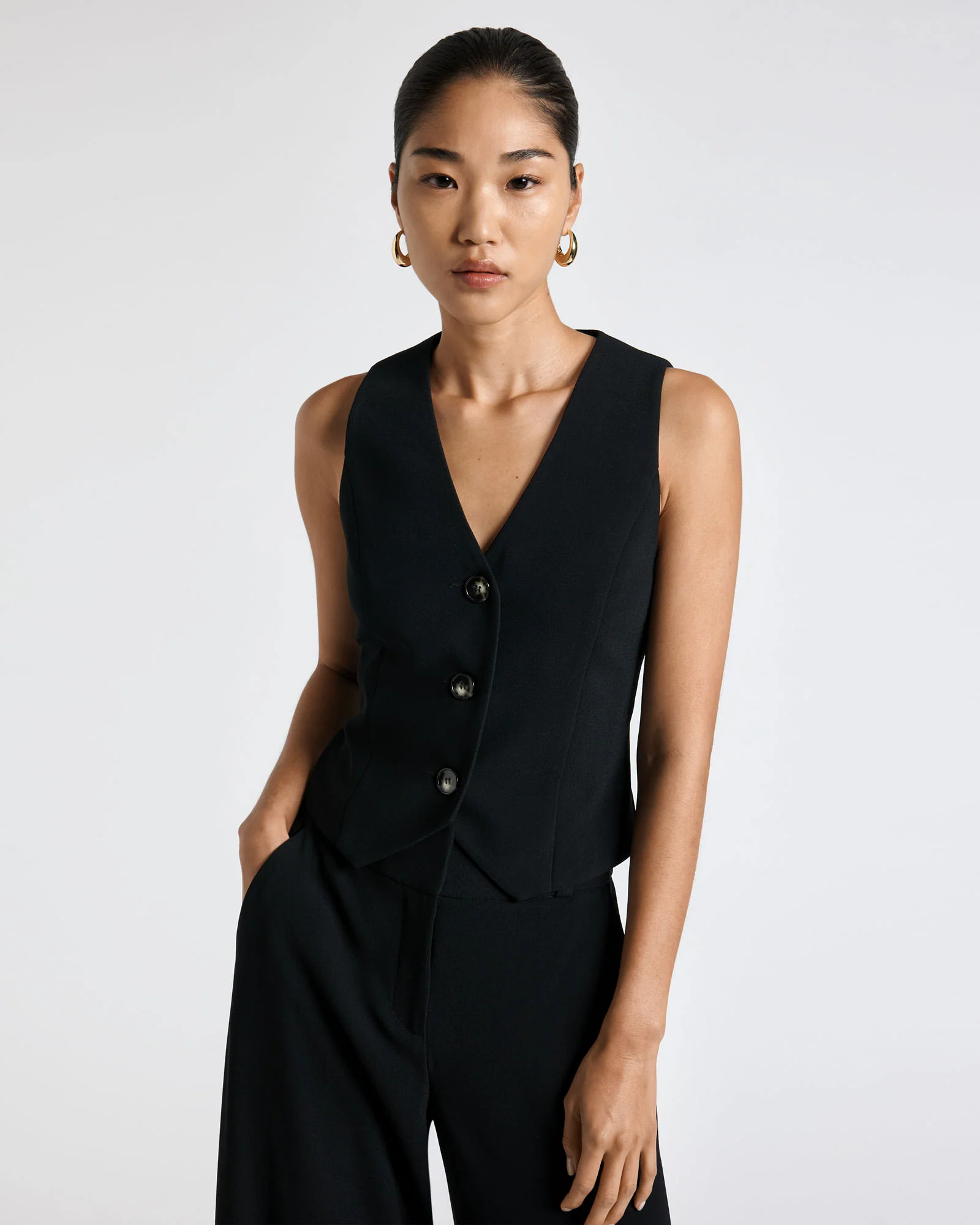 Crepe Waistcoat