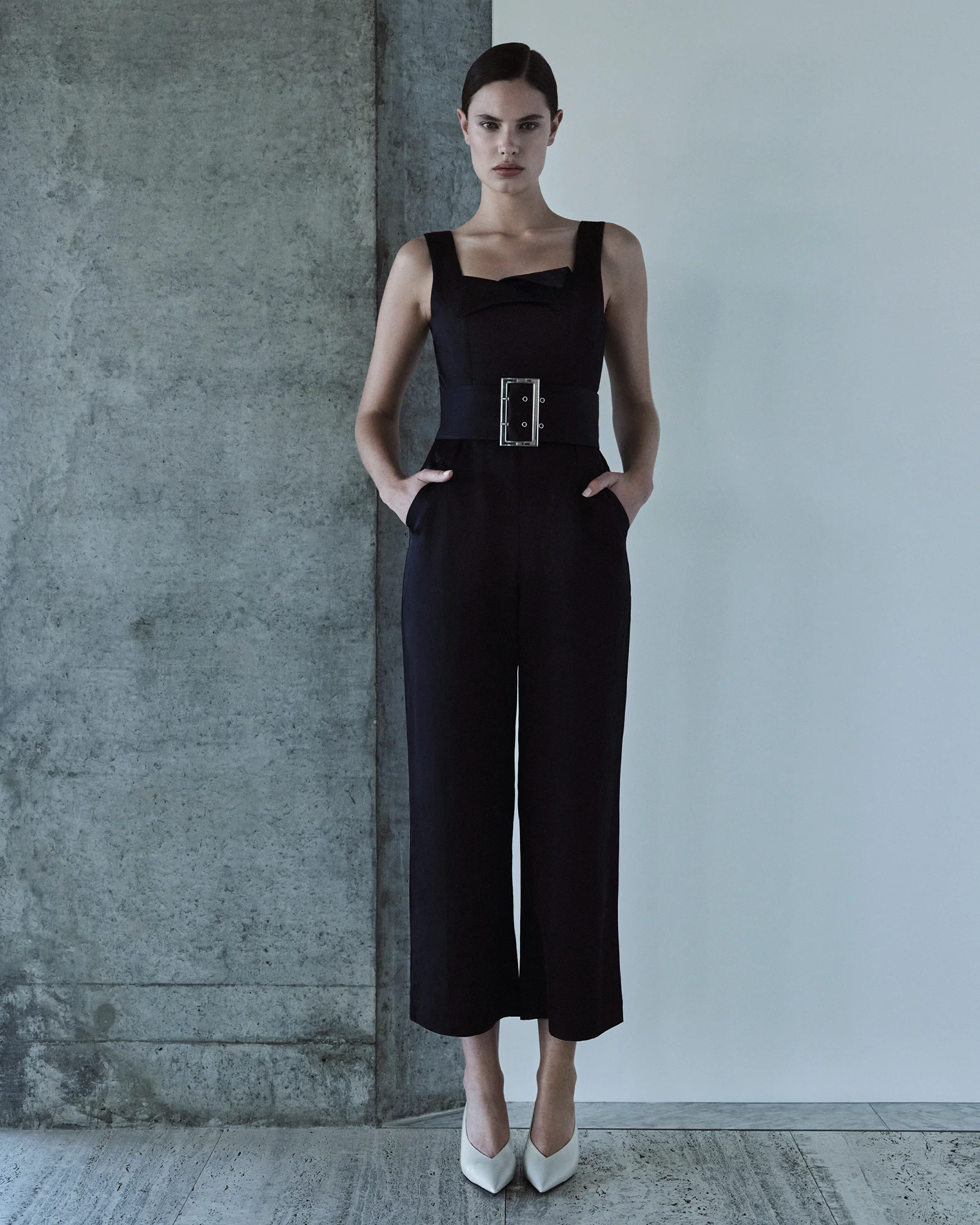 Statement Buckle Jumpsuit