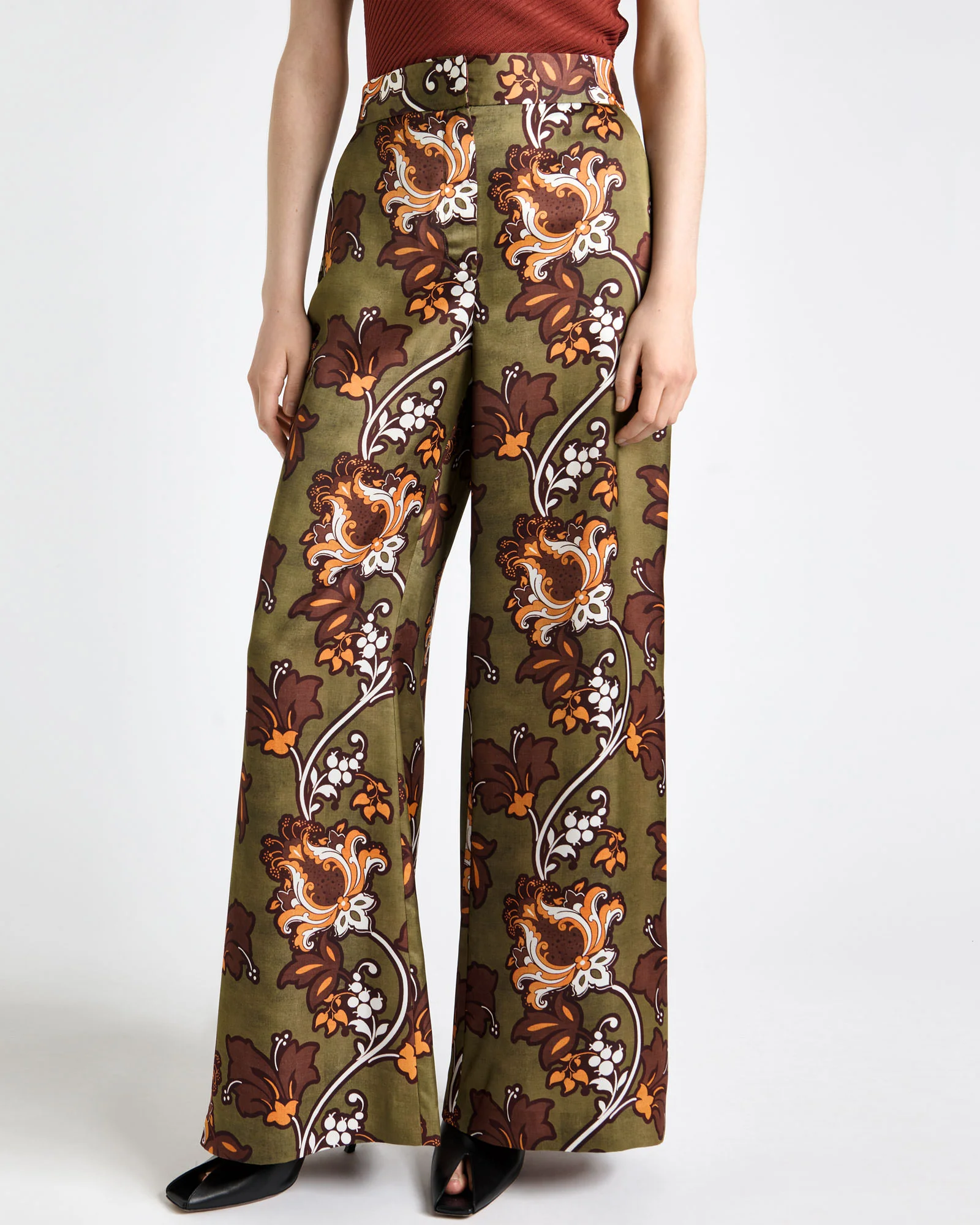 Reverie Satin Wide Leg Pant