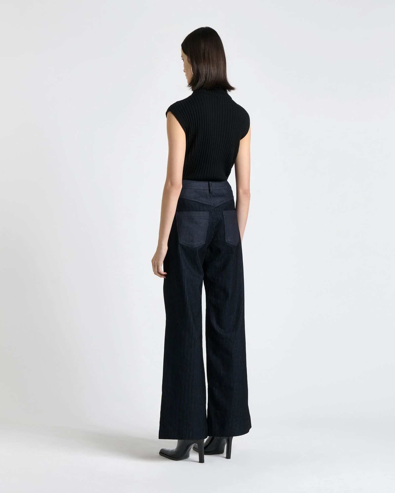 Merino Roll Neck Tank