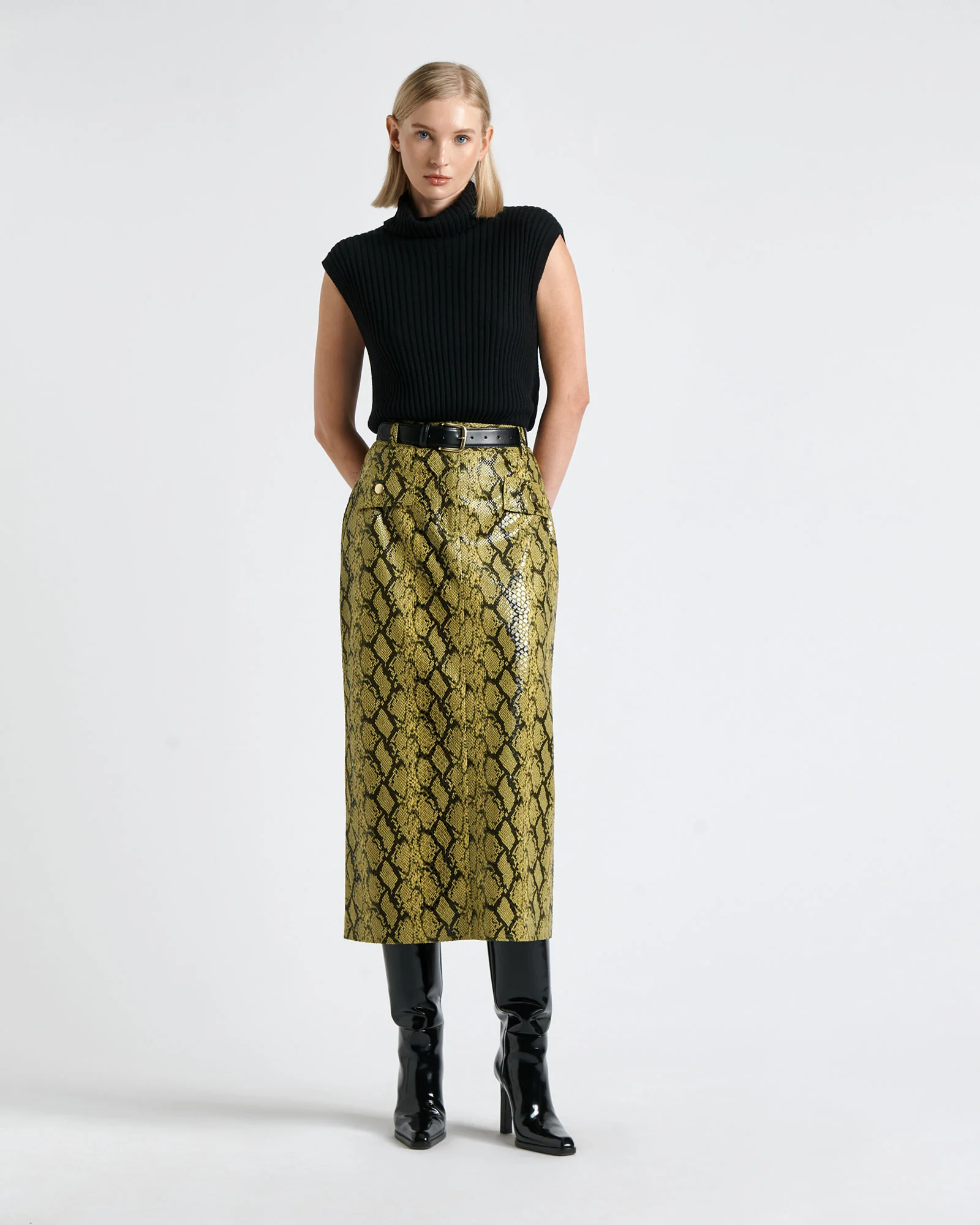 Python Midi Skirt