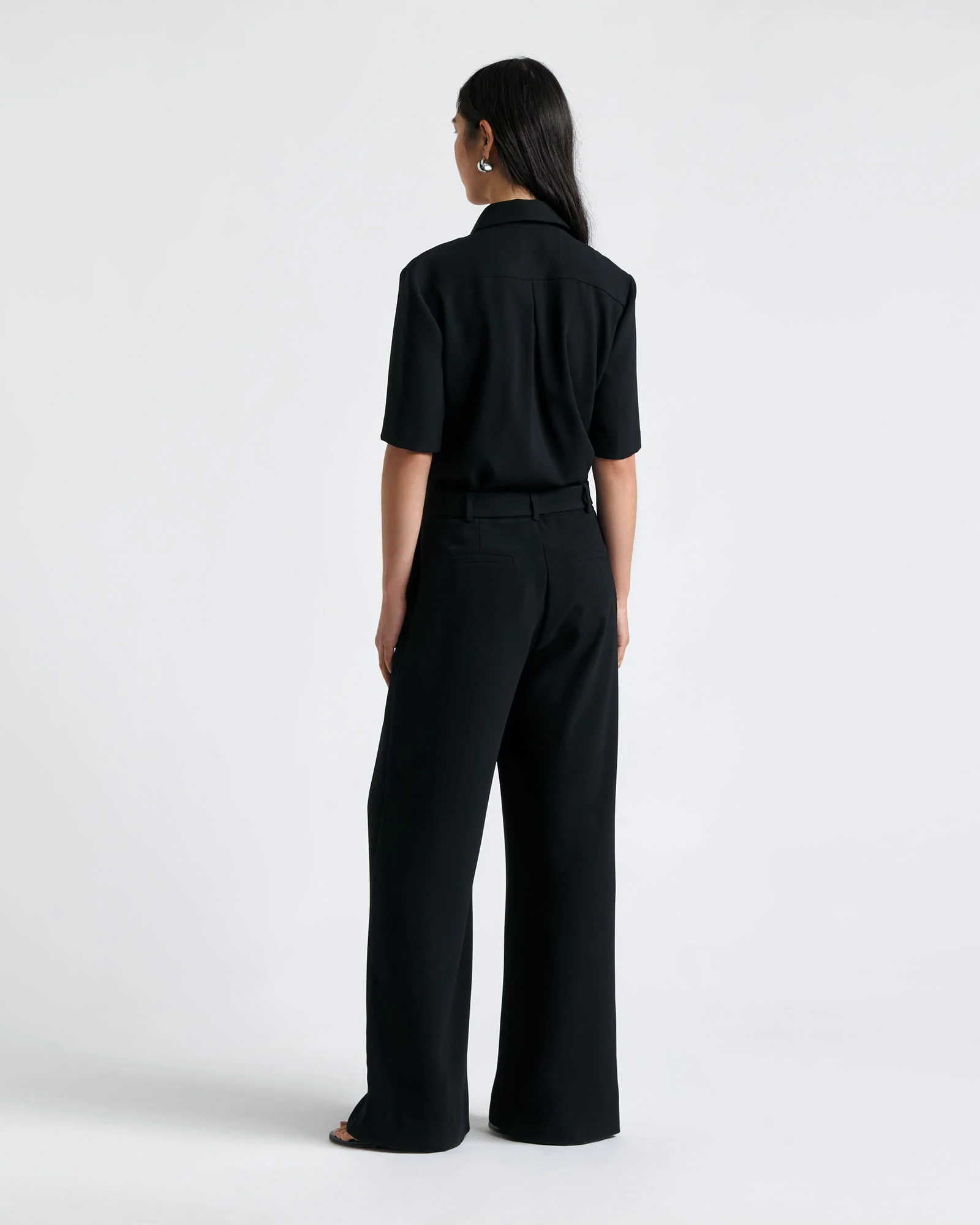 Double Buckle Belted Jumpsuit