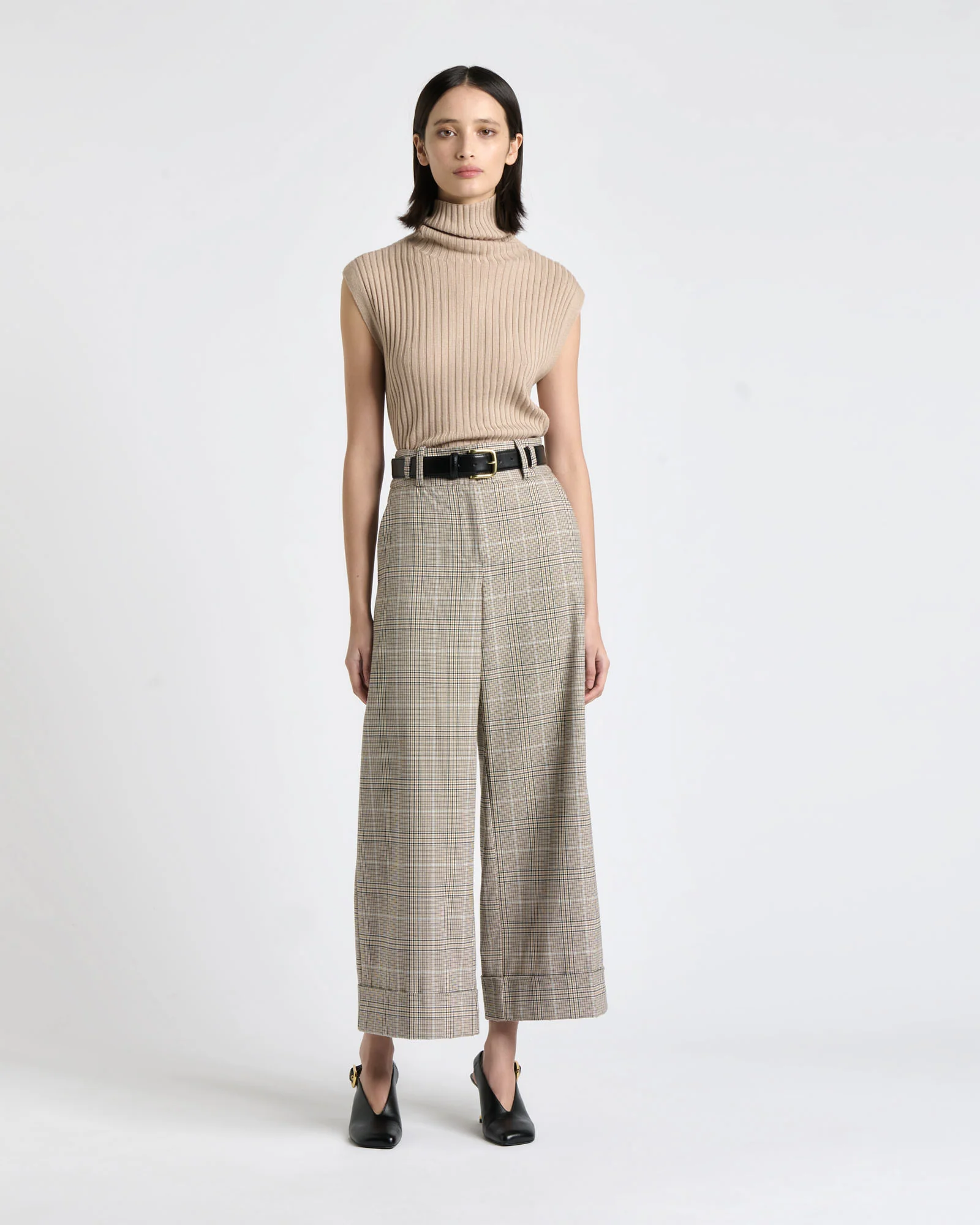 Merino Roll Neck Tank