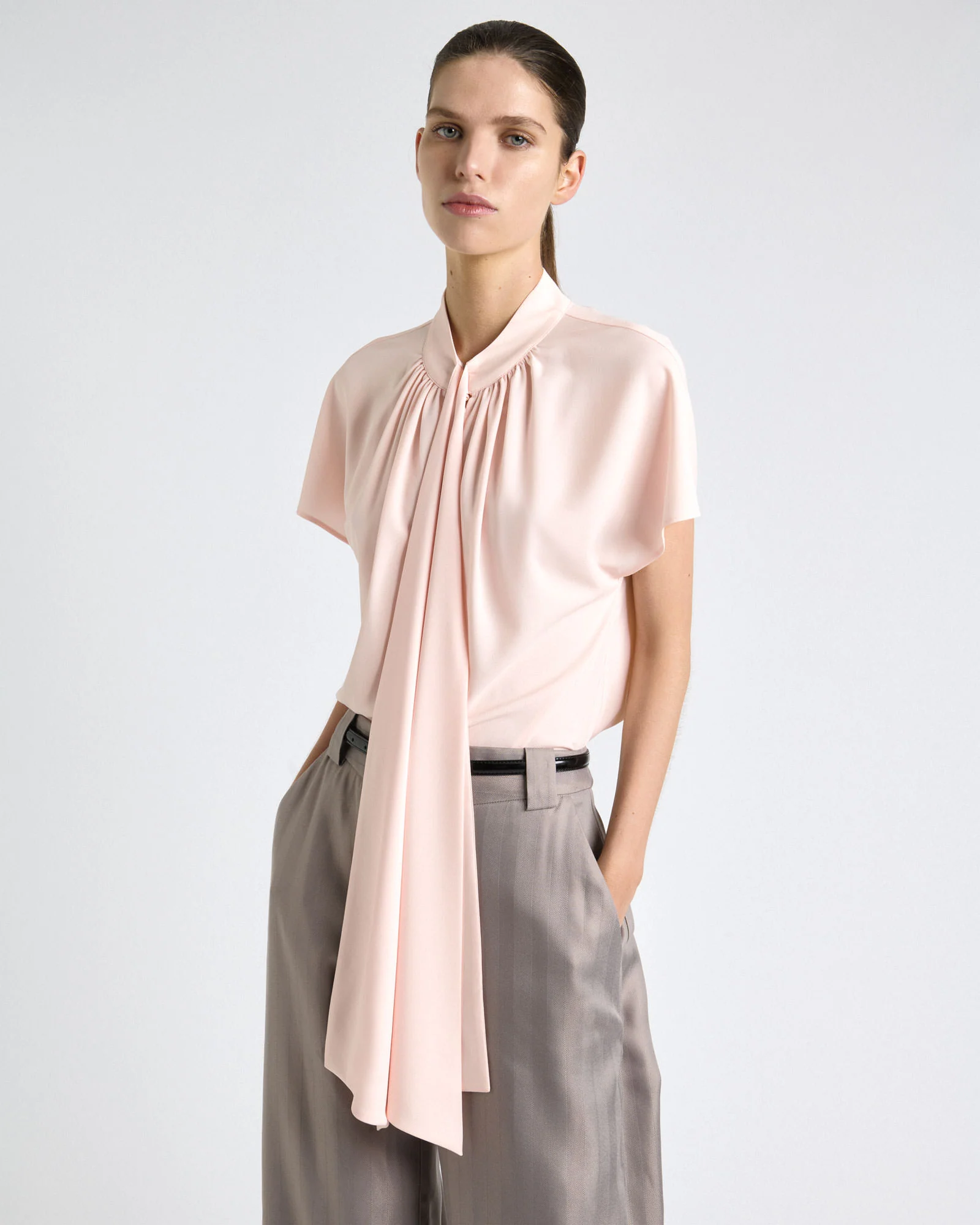 Recycled Georgette Tie Top