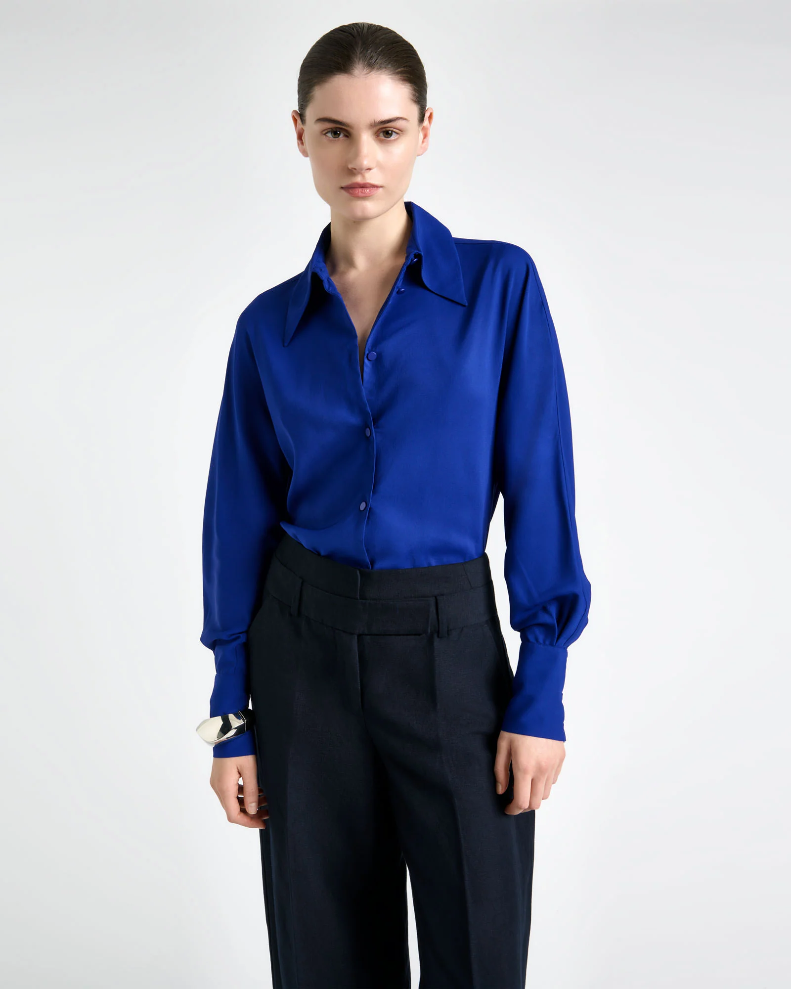Cobalt Dolman Sleeve Shirt