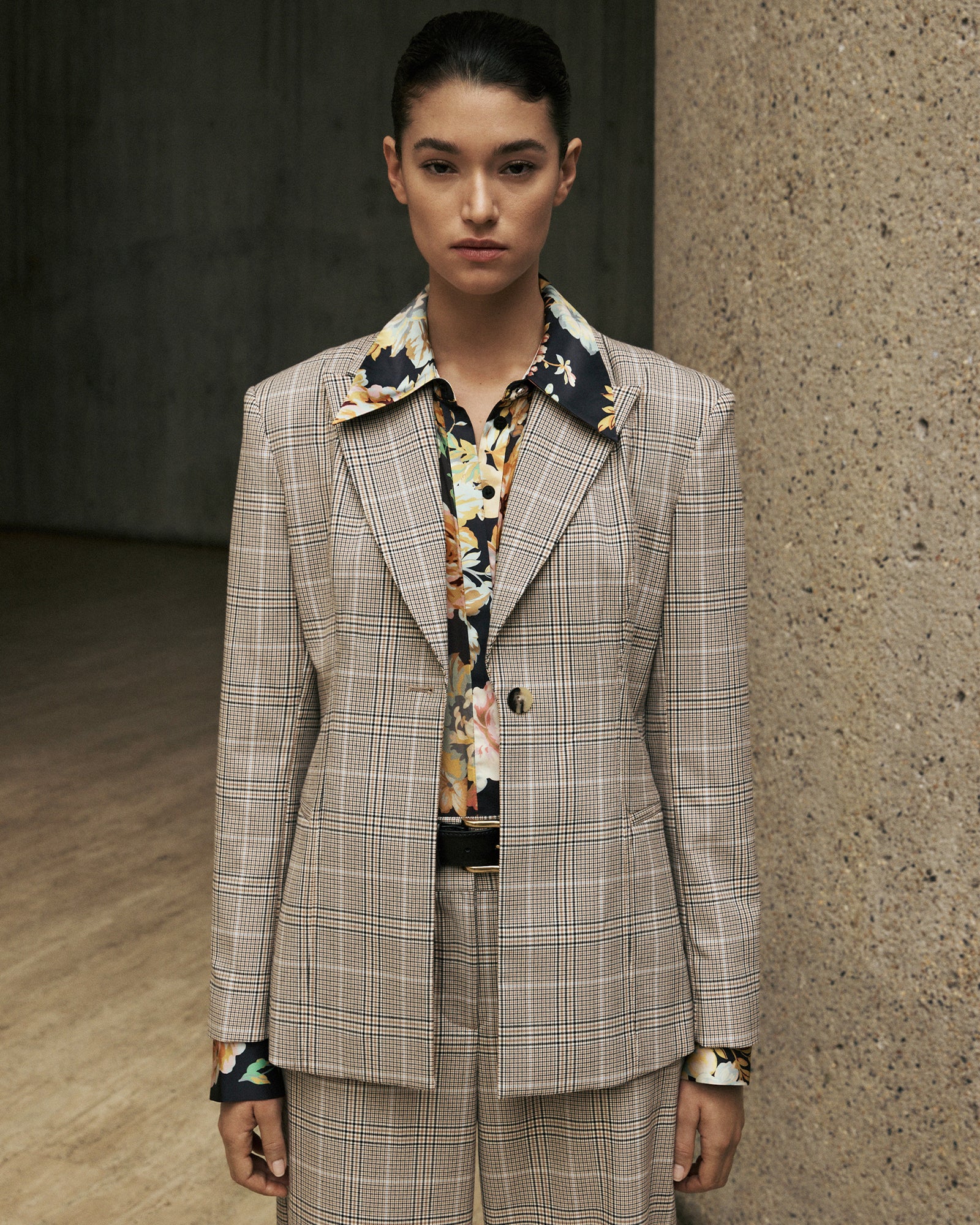 Prince of Wales Check Blazer