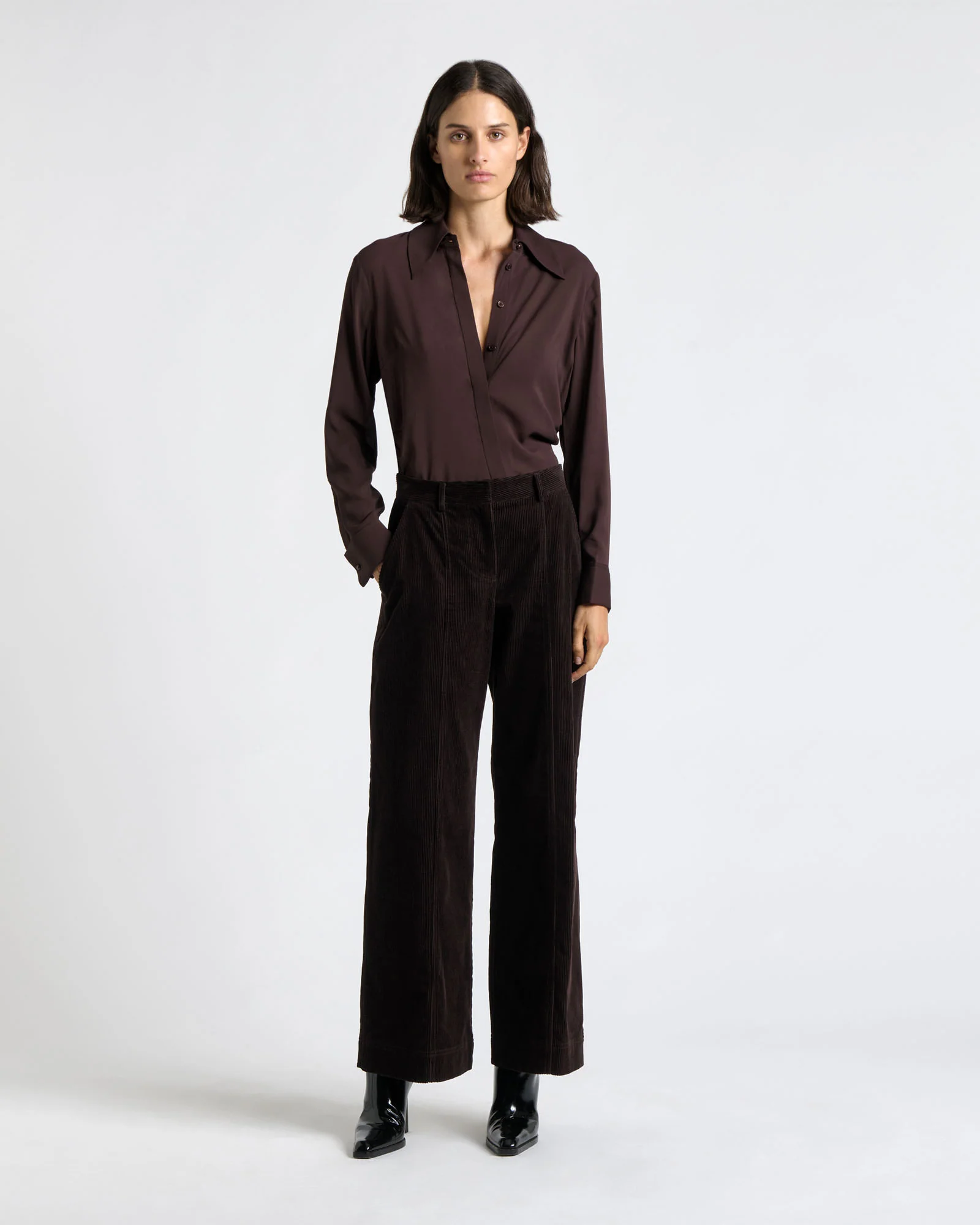 Soft Viscose Ruched Shirt