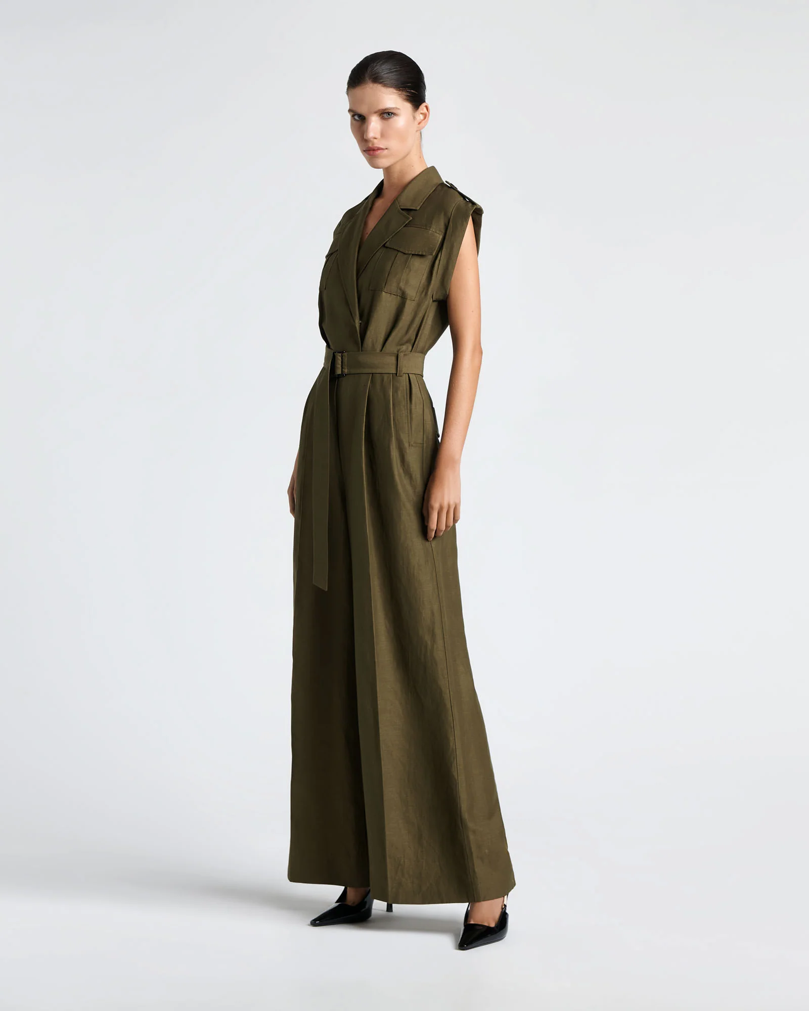 Utility Belted Jumpsuit