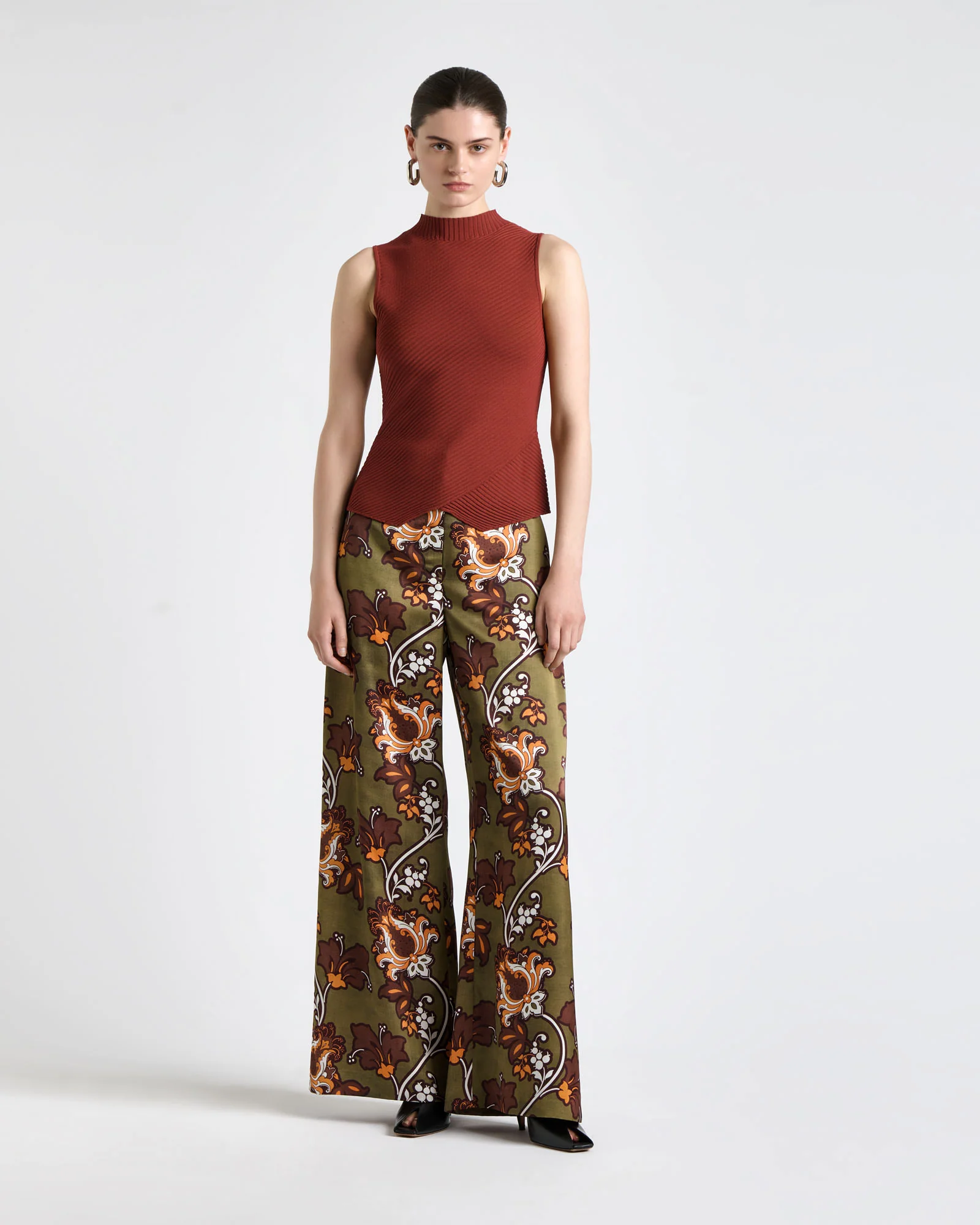 Reverie Satin Wide Leg Pant