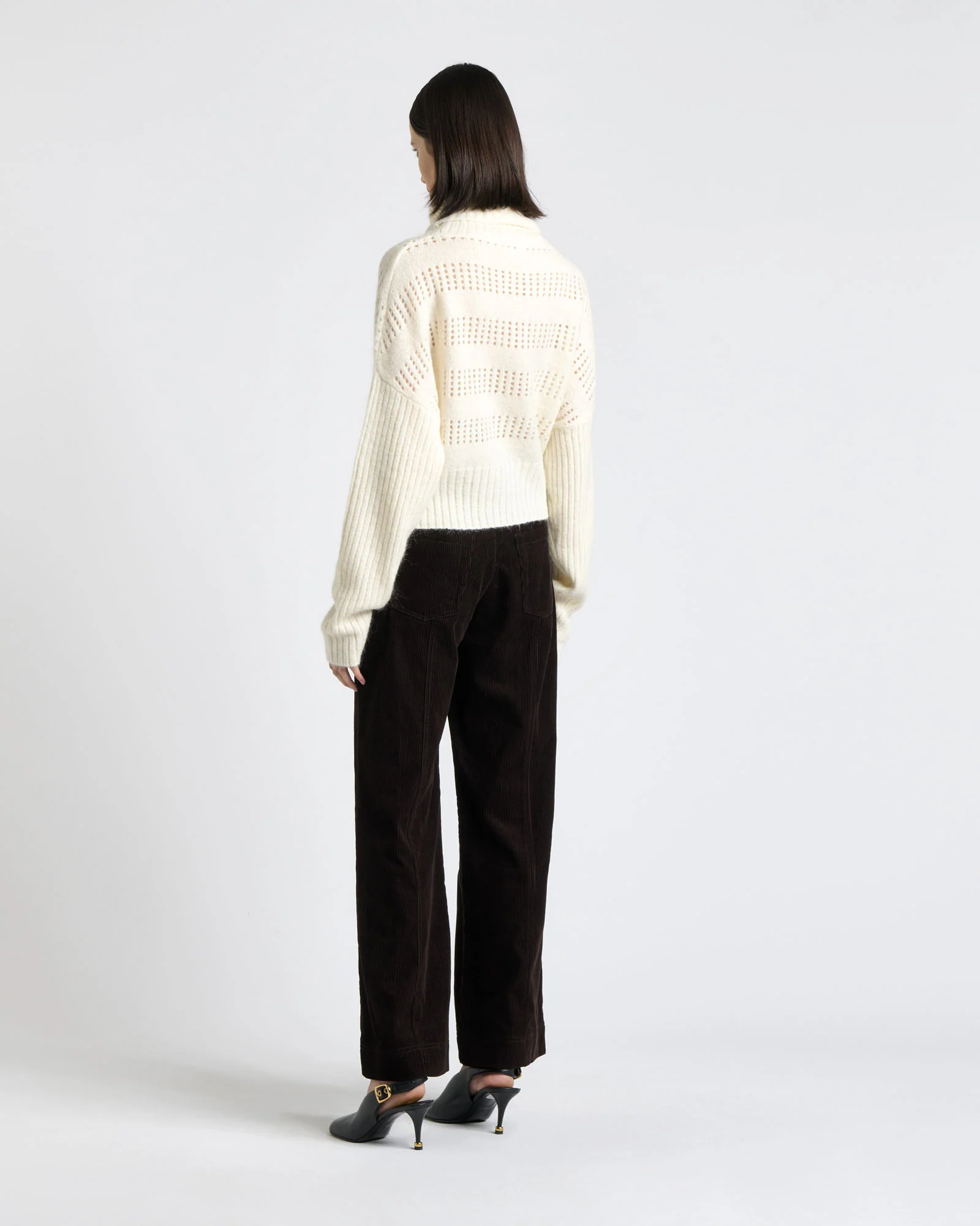 Chunky Alpaca Blend Cropped Sweater