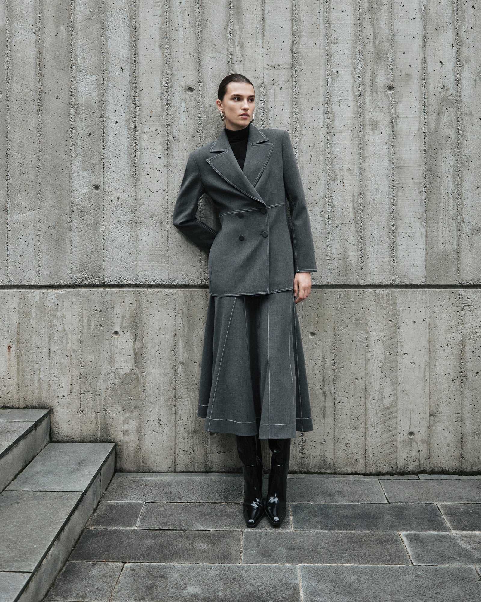 Bi-Stretch Twill Blazer