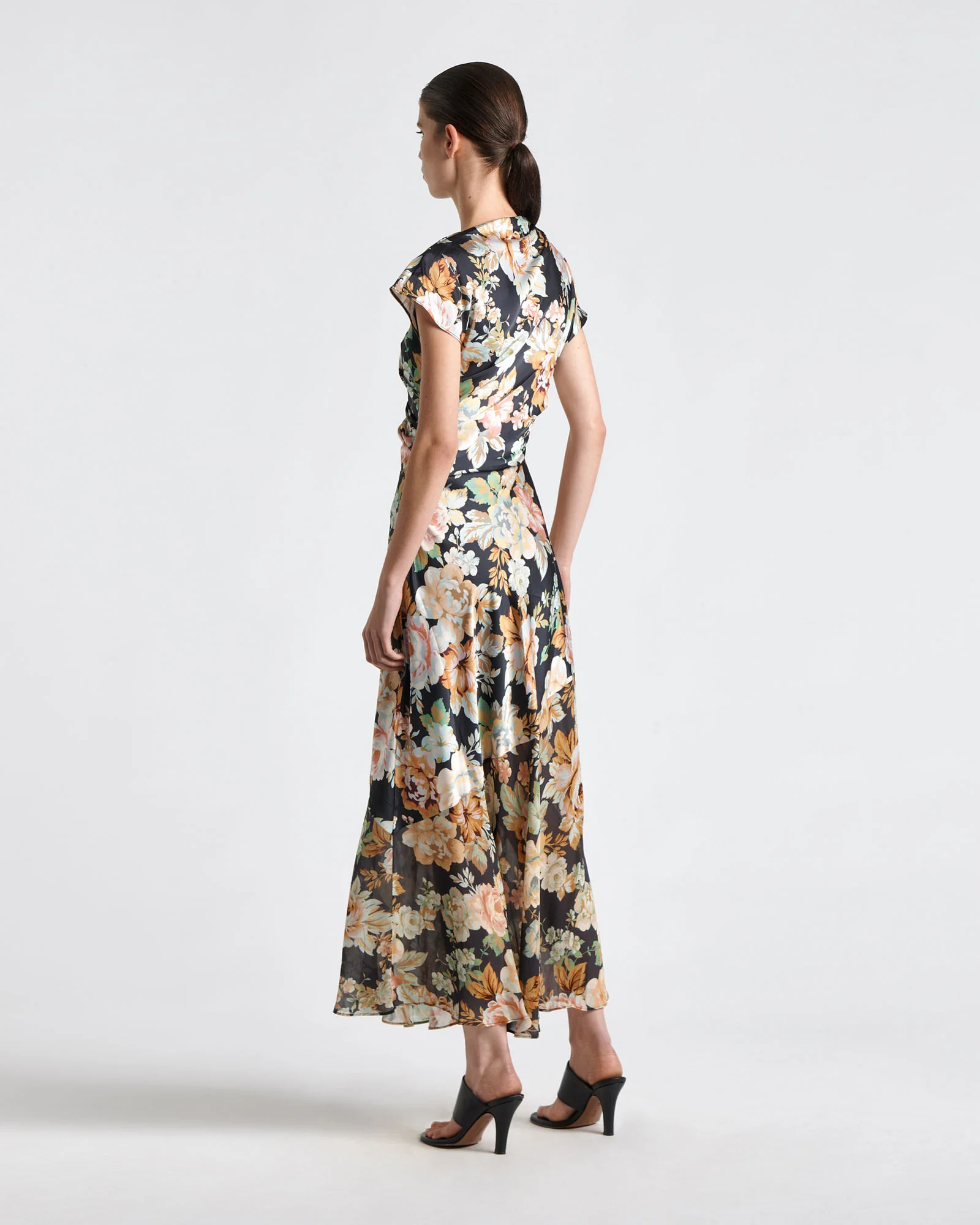 Ophelia Floral Midi Dress