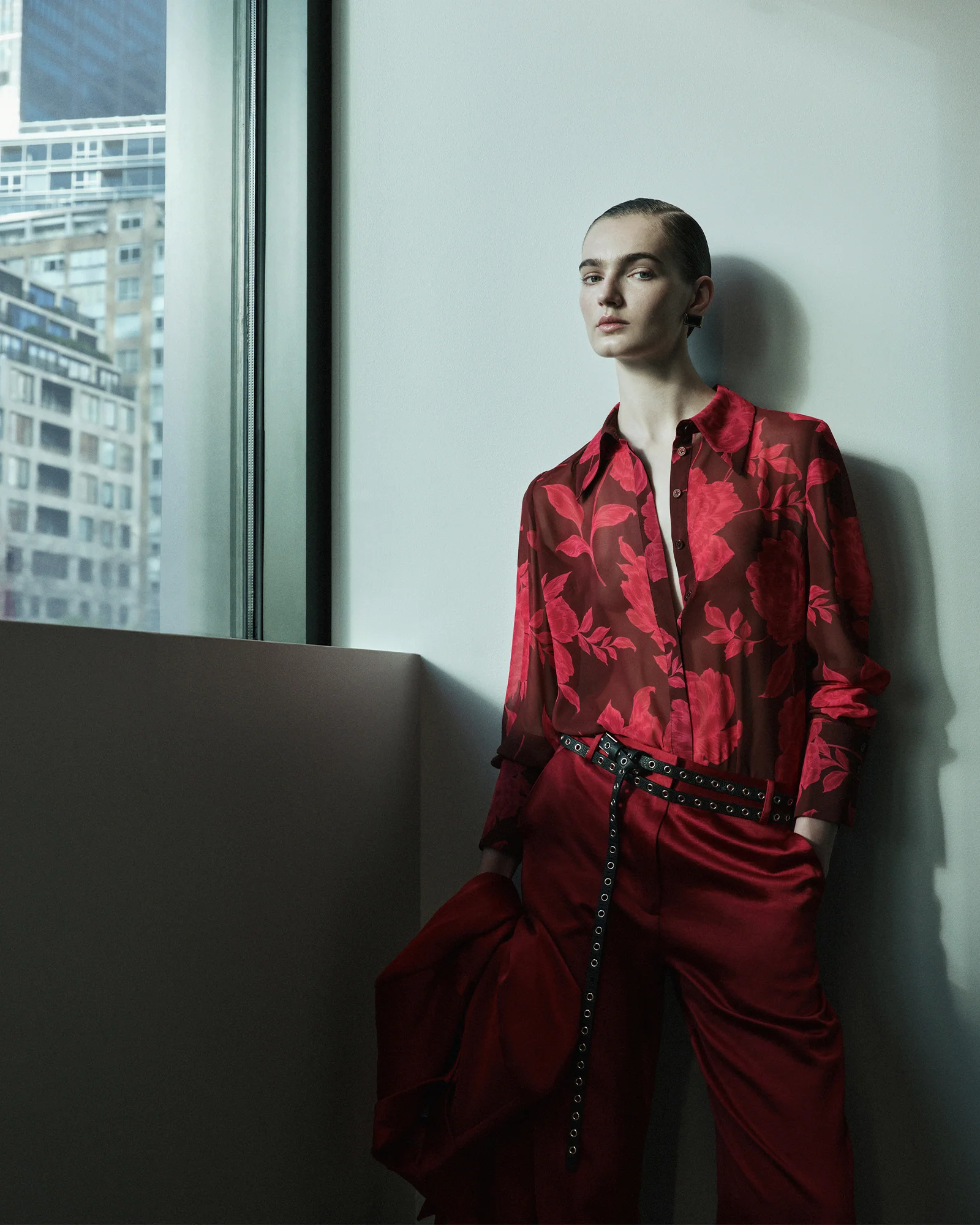 Amour Floral Chiffon Shirt