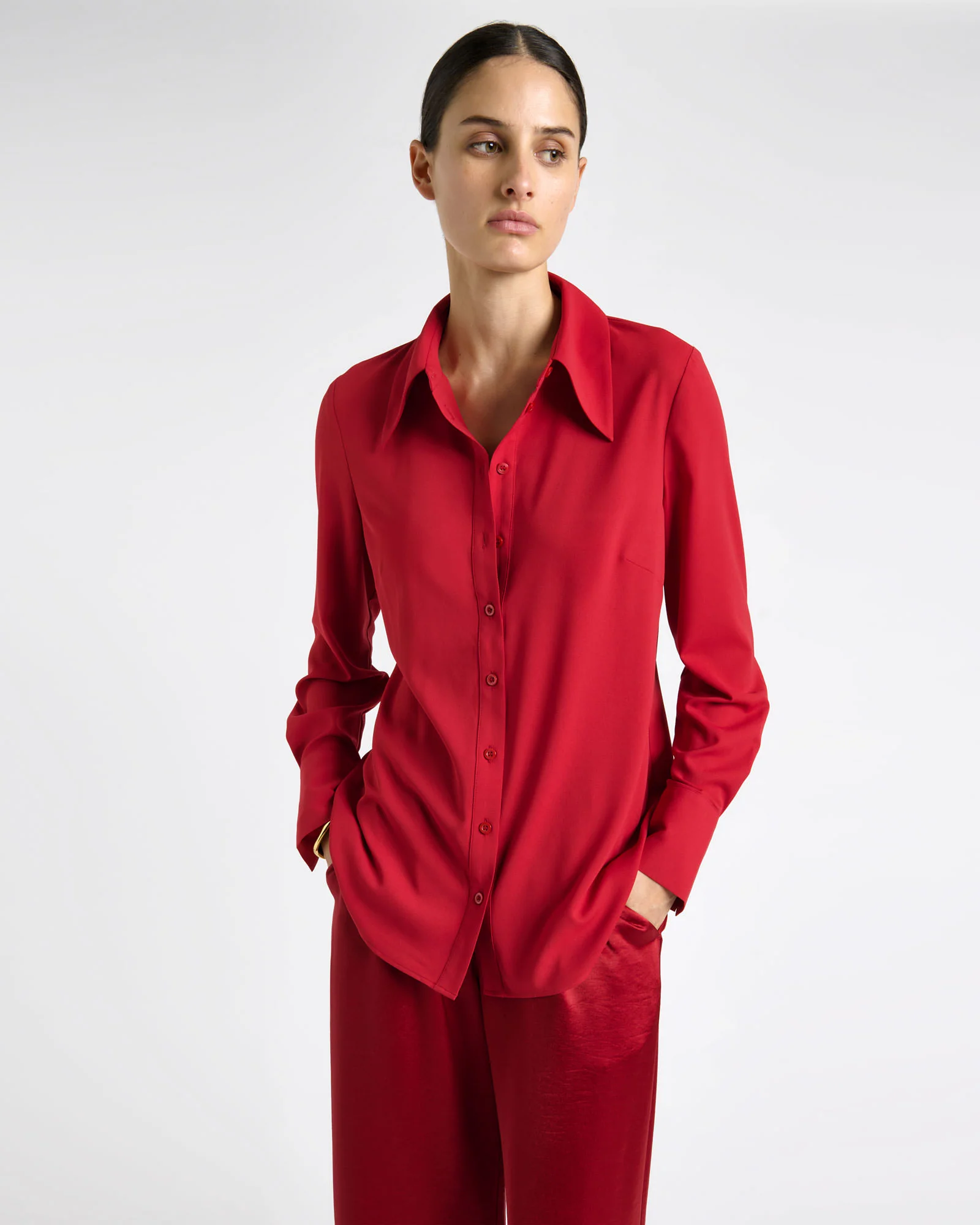 Recycled Georgette Shirt