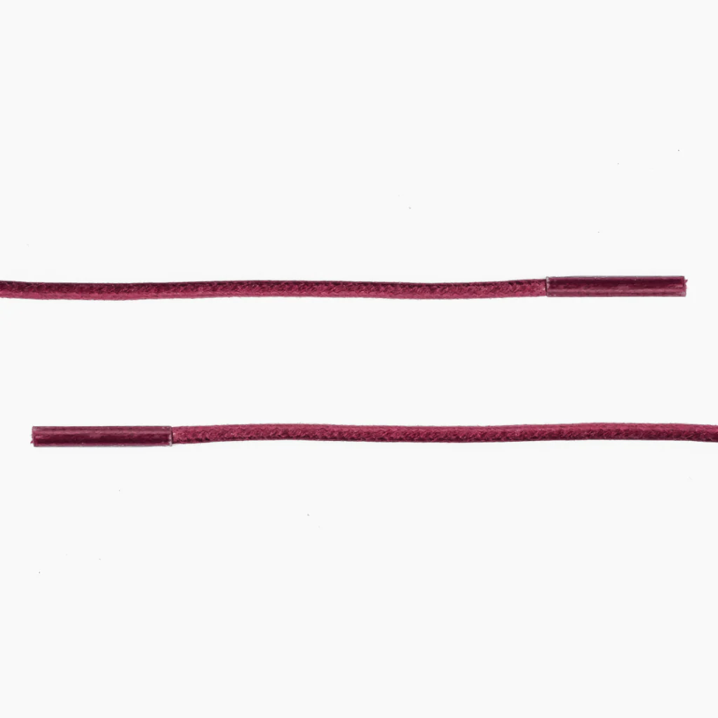 Round Waxed Cotton Laces | Plum