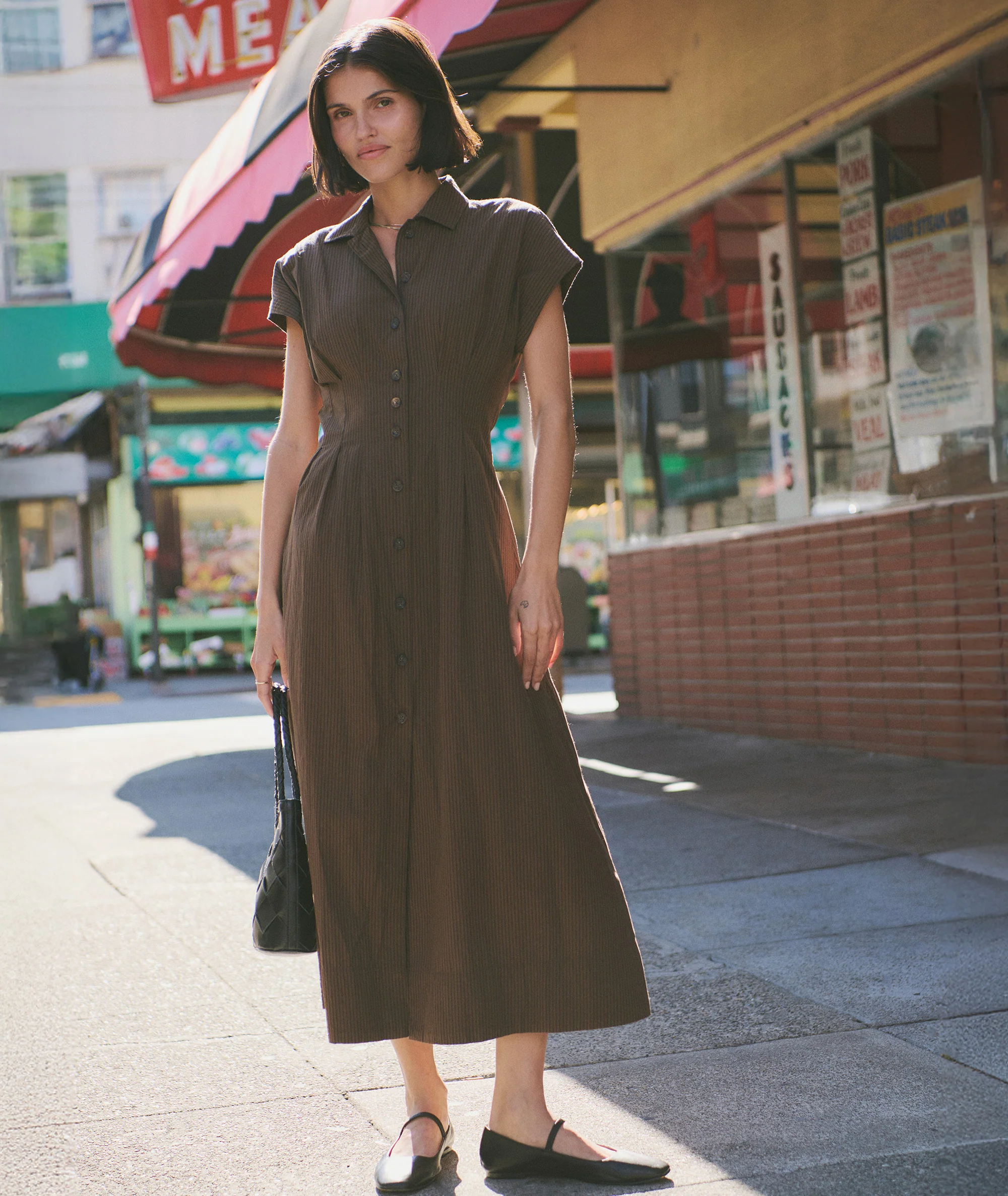 Arden Midi Shirt Dress