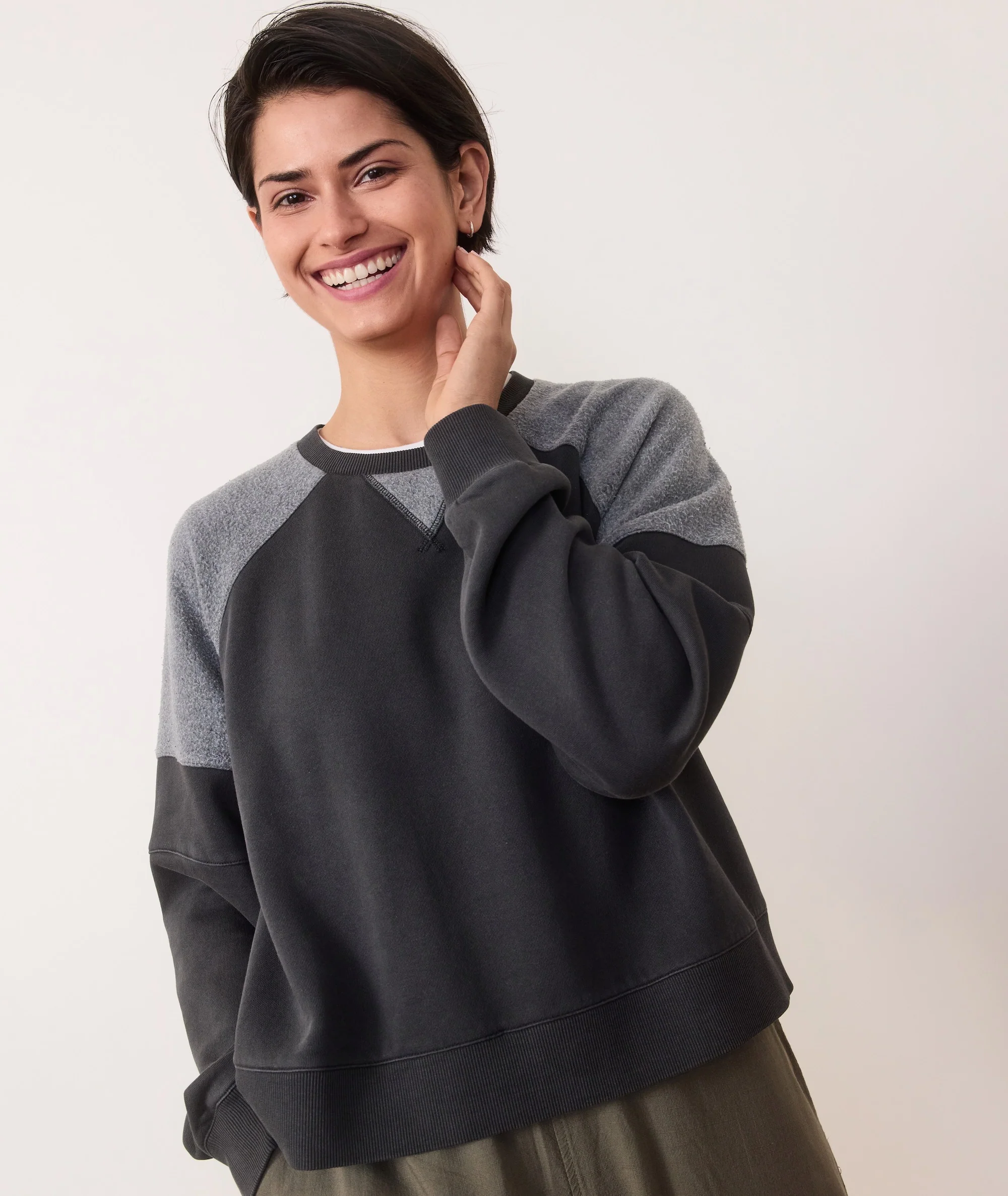 Cloud 9 Fleece Crop Sweatshirt