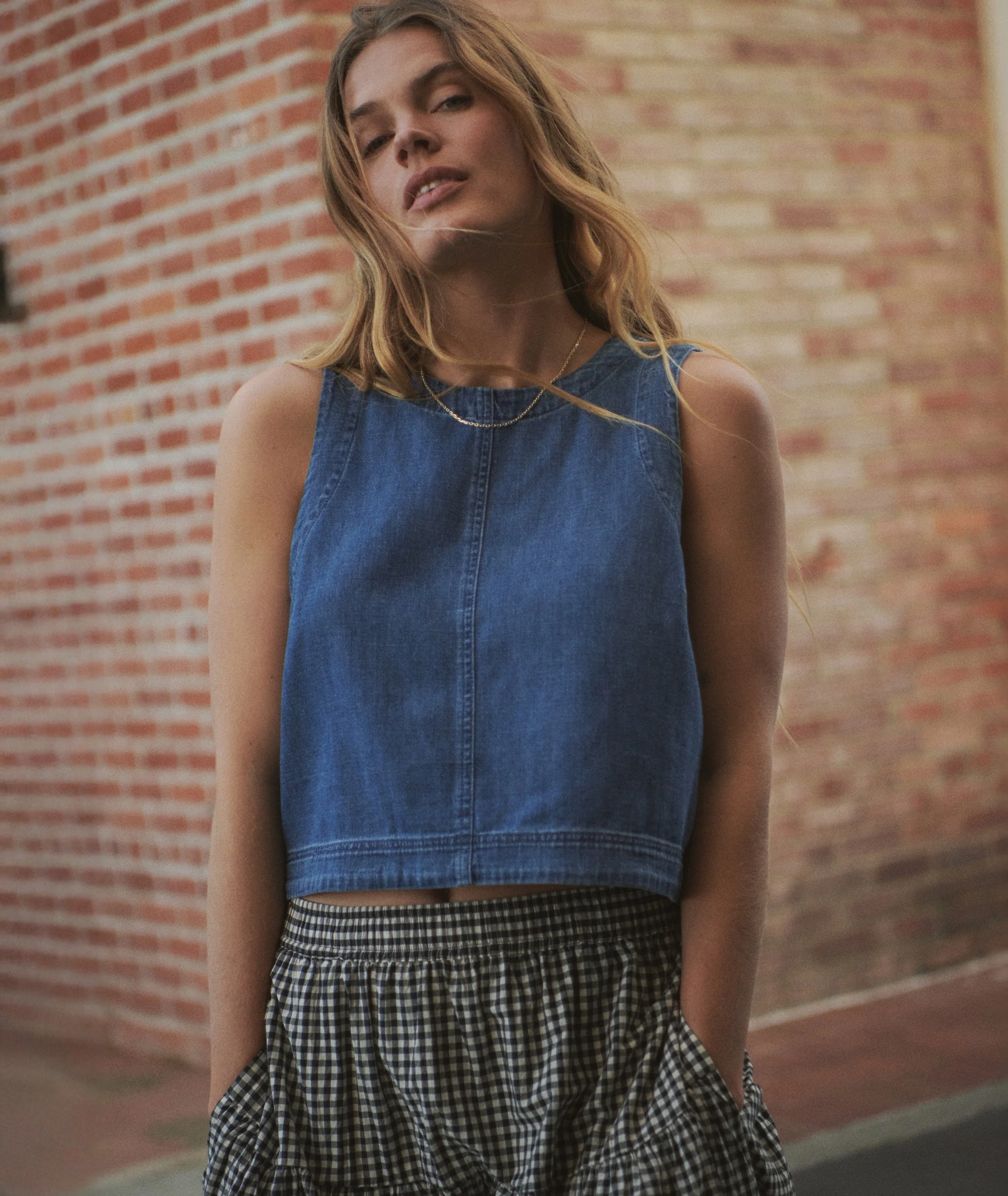 Quinn Denim Tank