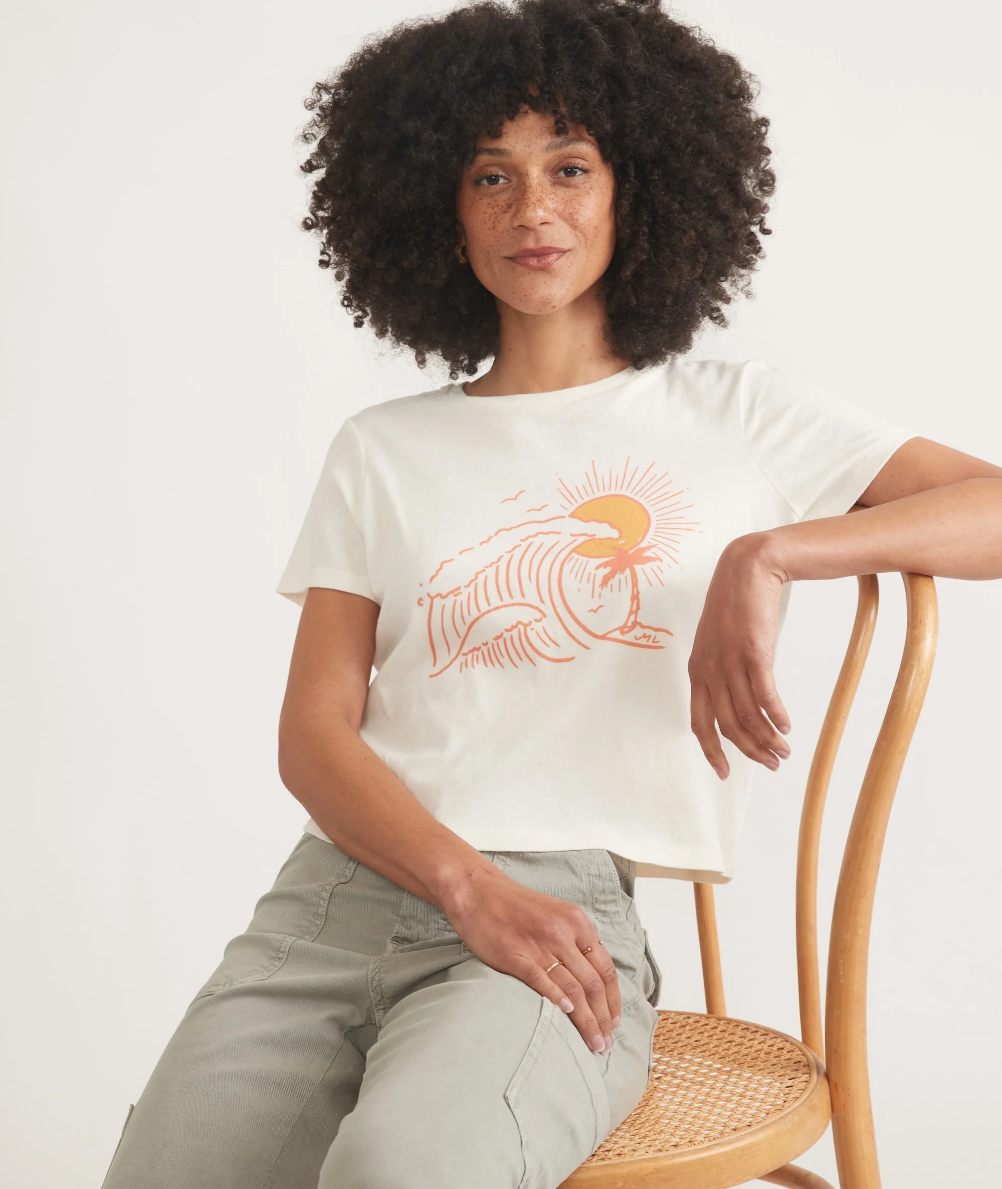 Easy Crop Graphic Tee