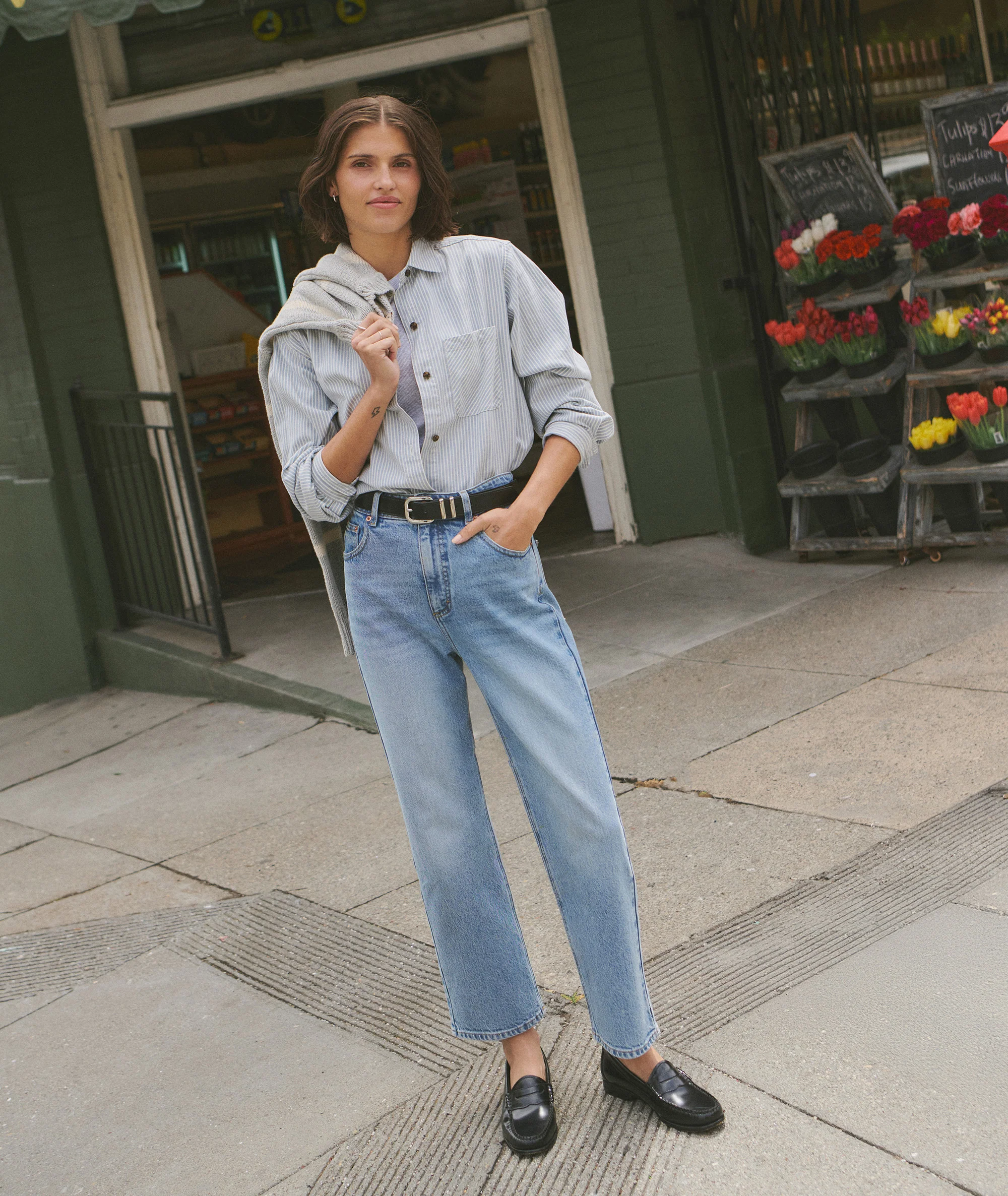 Charlie Denim Straight Leg Pant