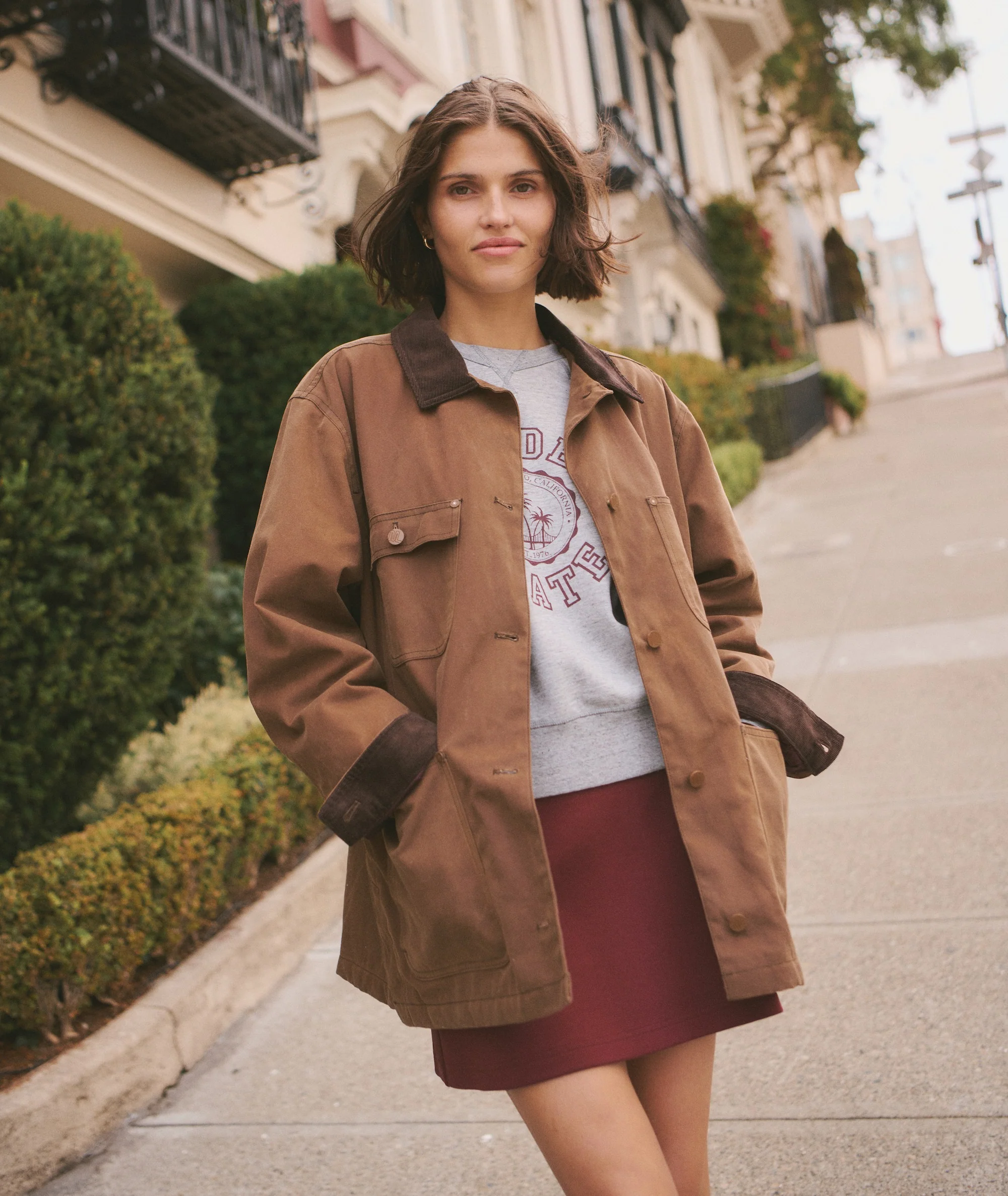 Riley Waxed Barn Jacket