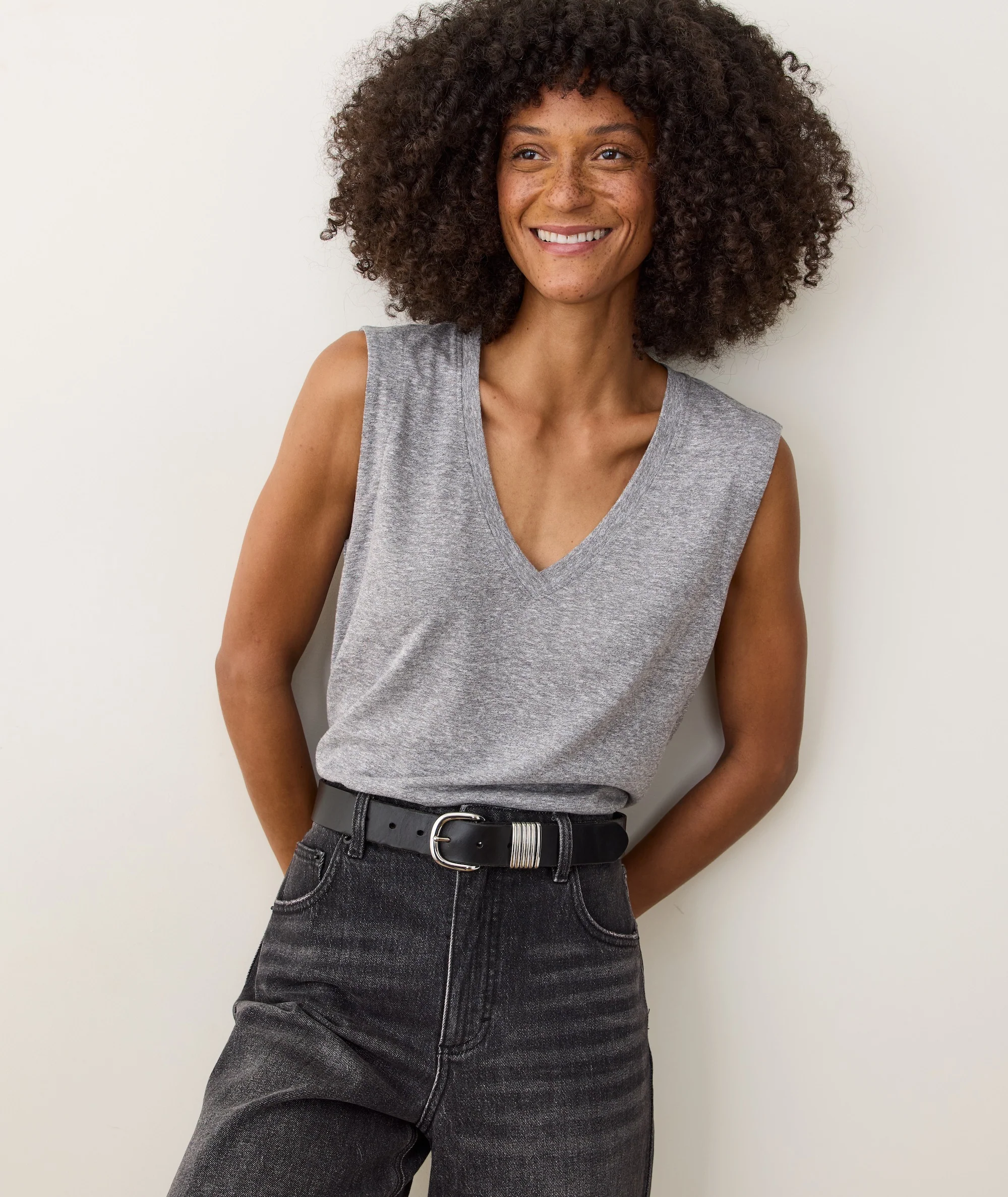 Tissue V-Neck Tank