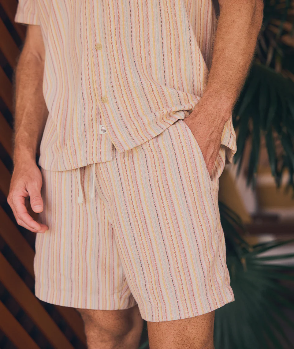 6 Saturday Textured Beach Short