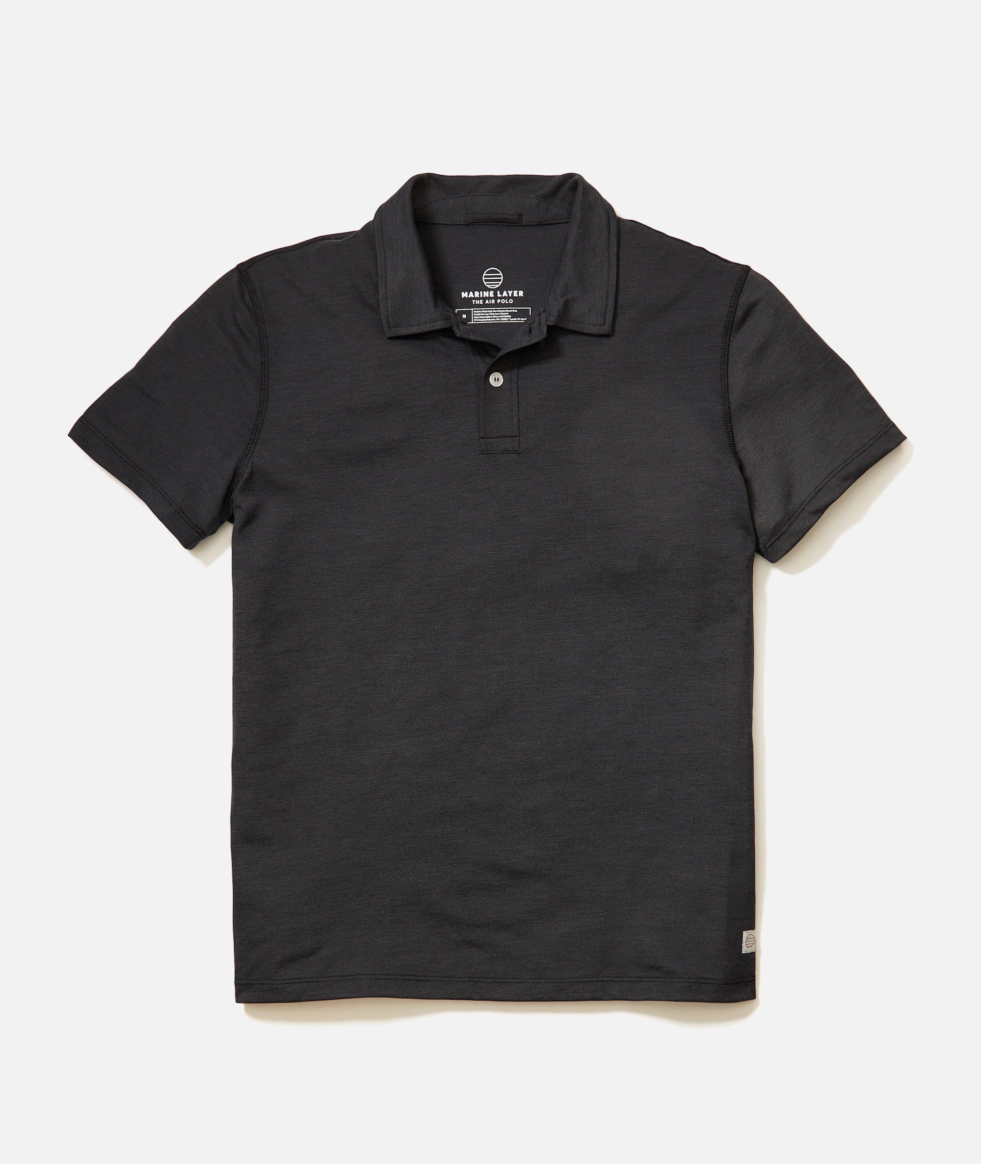 Men's Re-Spun Air Polo in Black