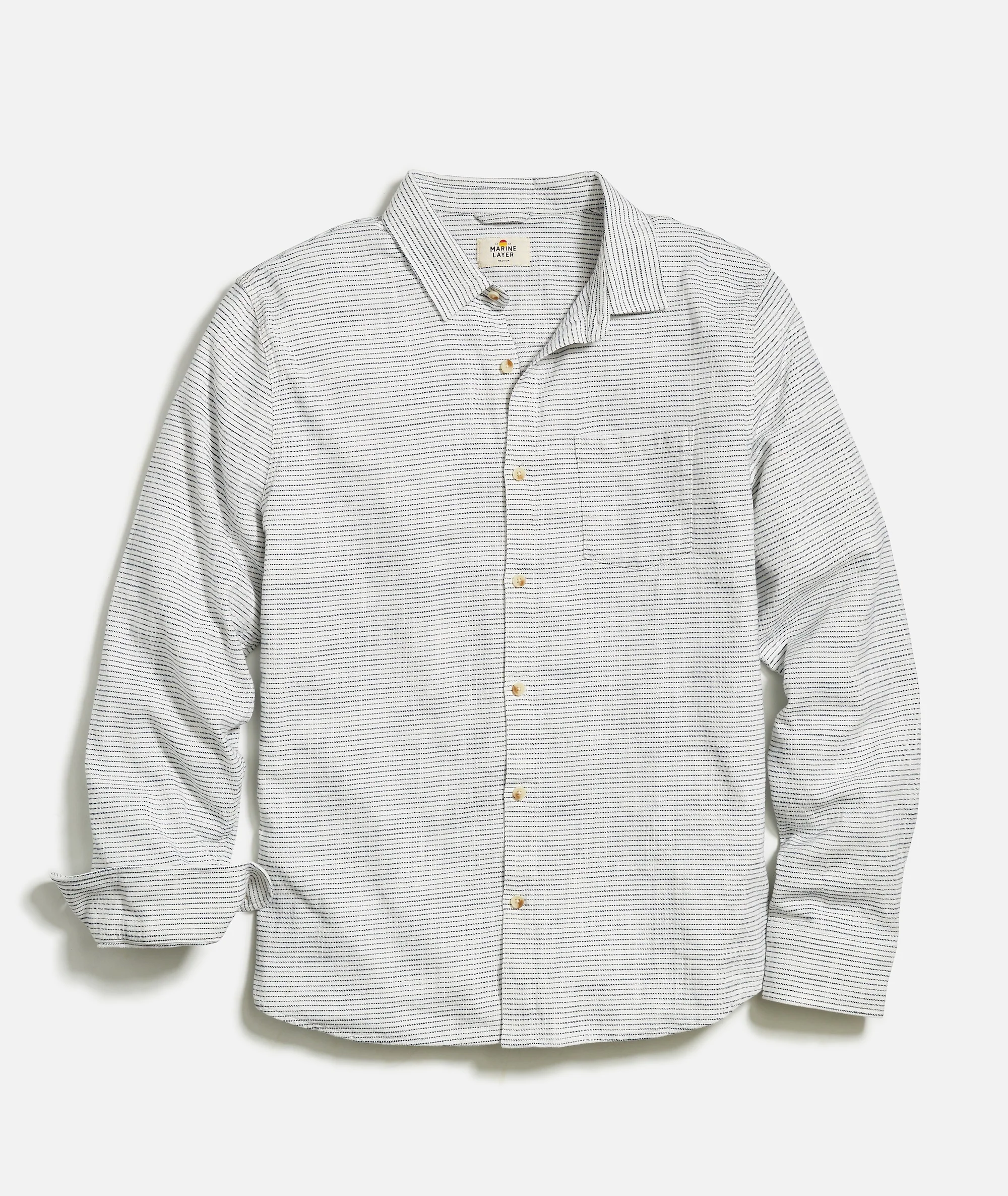 Men's Stretch Selvage Long Sleeve Shirt