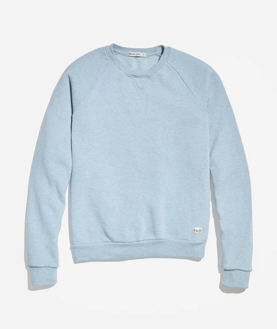 Women's Re-Spun Custom Dyed Sherpa Crew Pullover