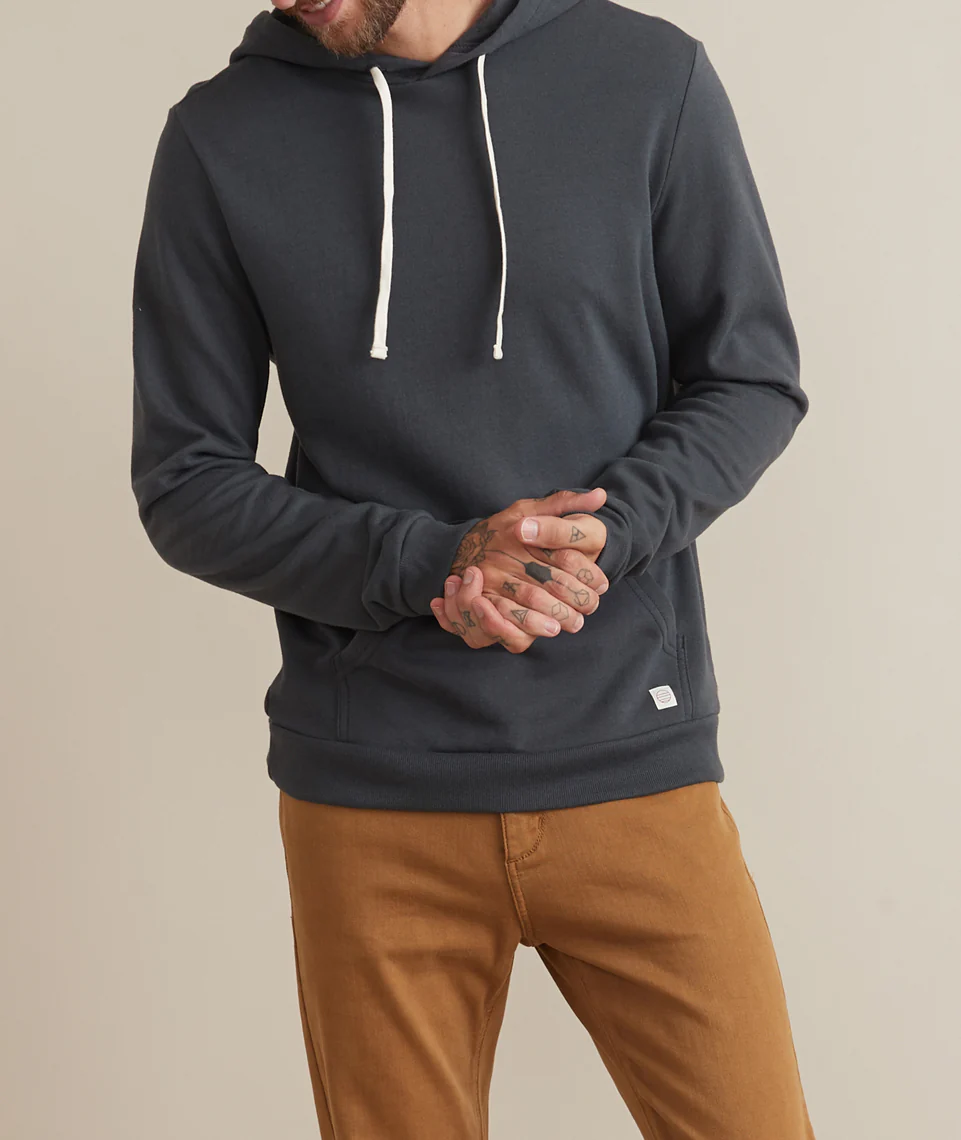 Men's Sunset Pullover Hoodie in Asphalt Grey