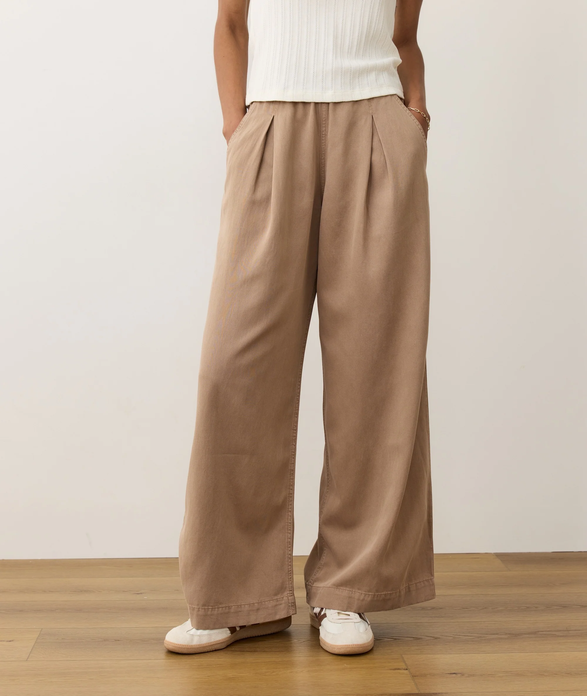 Allison Pleated Wide Leg Trouser