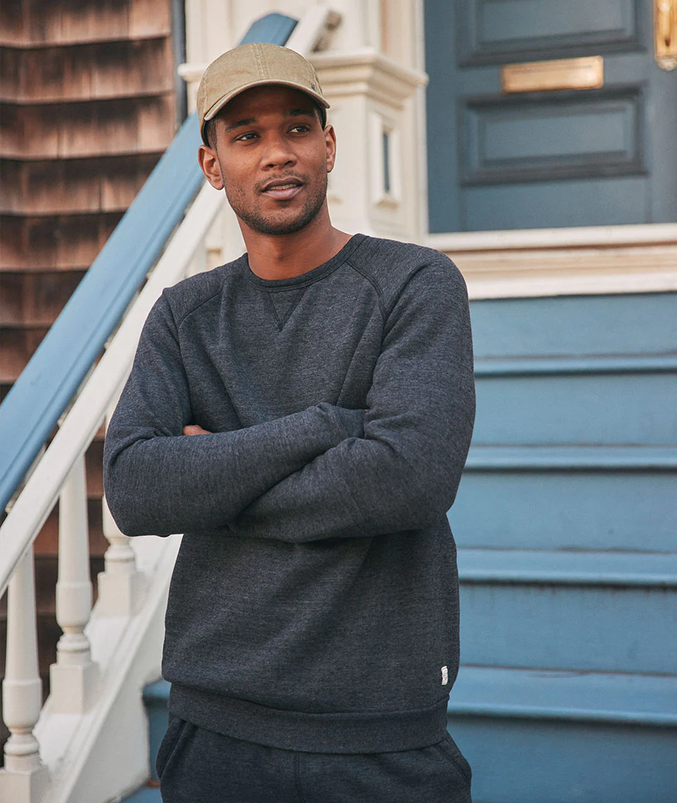 Men's Re-Spun Custom Dyed Sherpa Crew Pullover