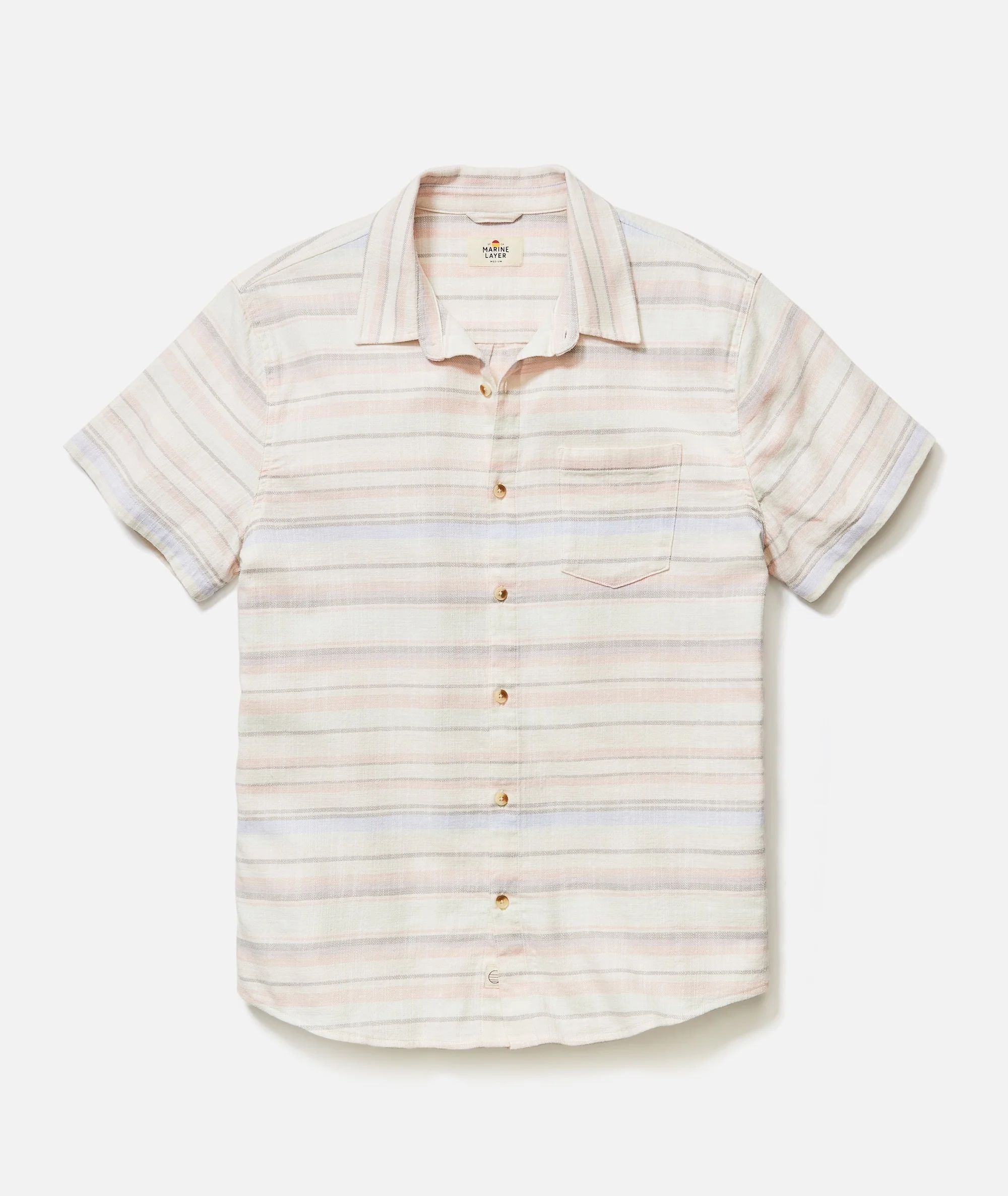 Stretch Selvage Short Sleeve Shirt