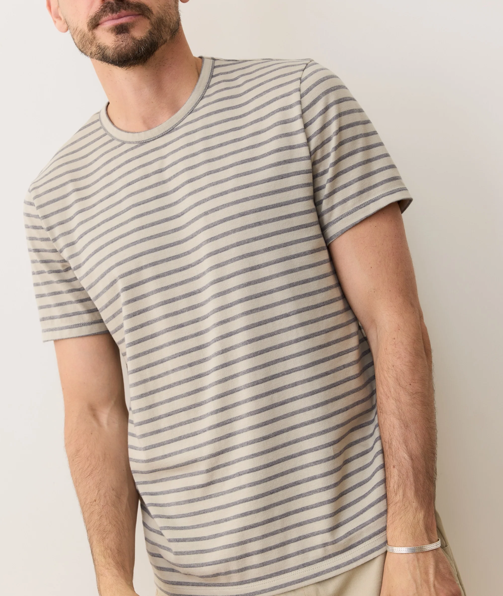 Signature Jacquard Crew Tee