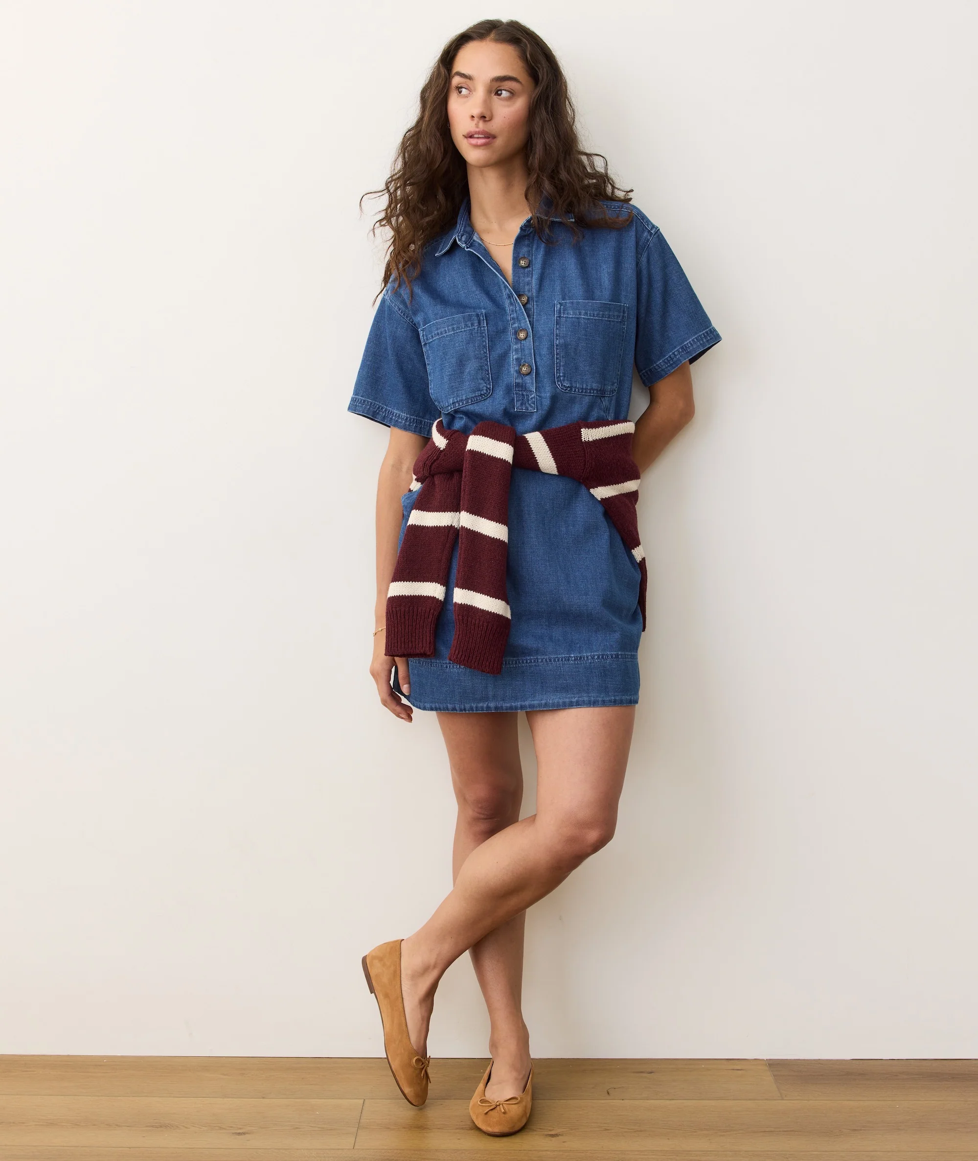 Liza Denim Mini Dress