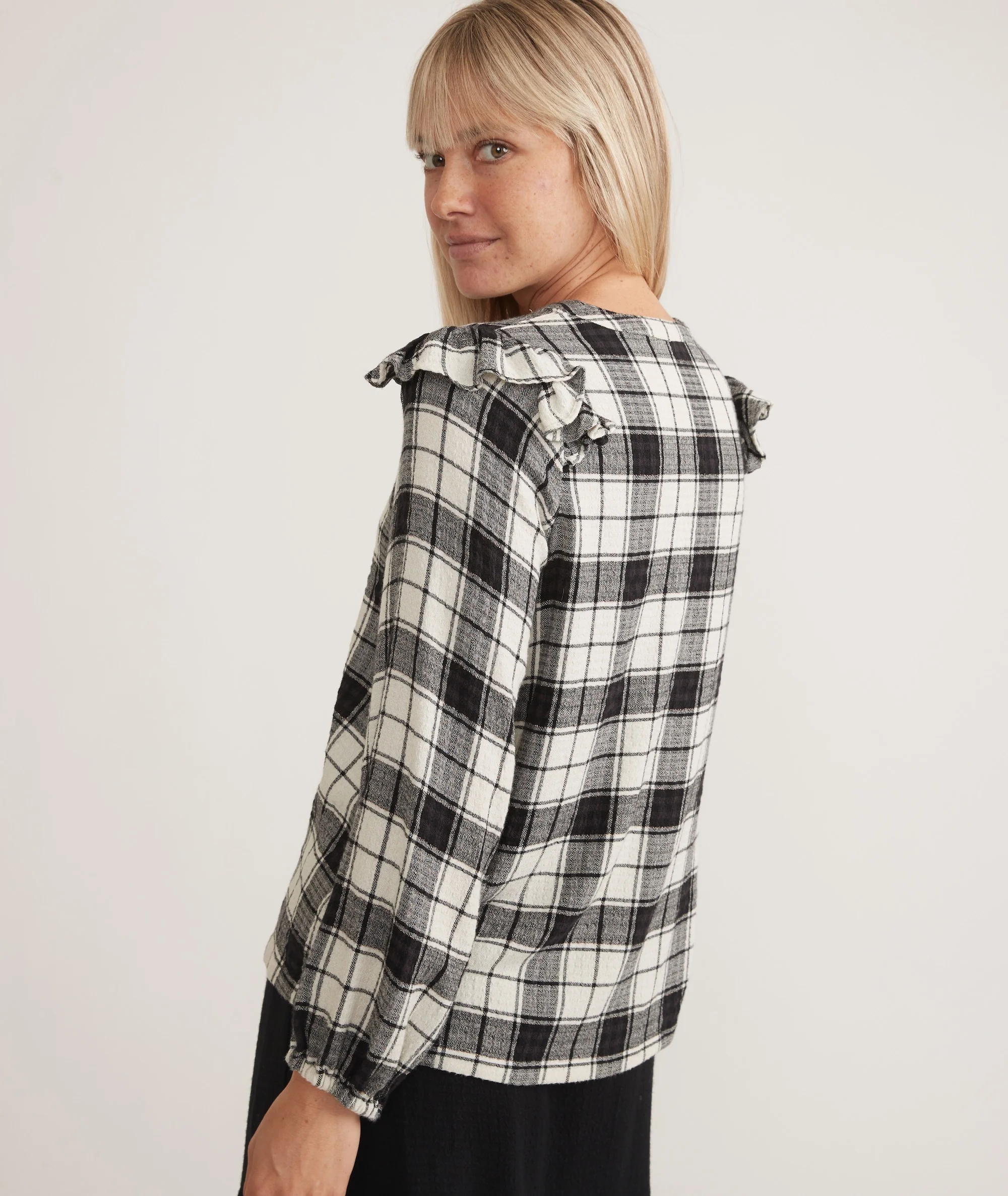 Jamie Ruffle Sleeve Top