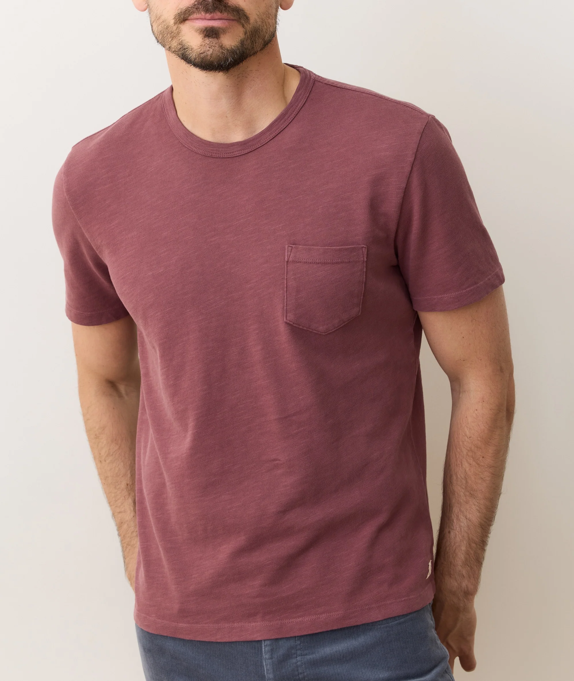 Vintage Heavy Slub Pocket Tee