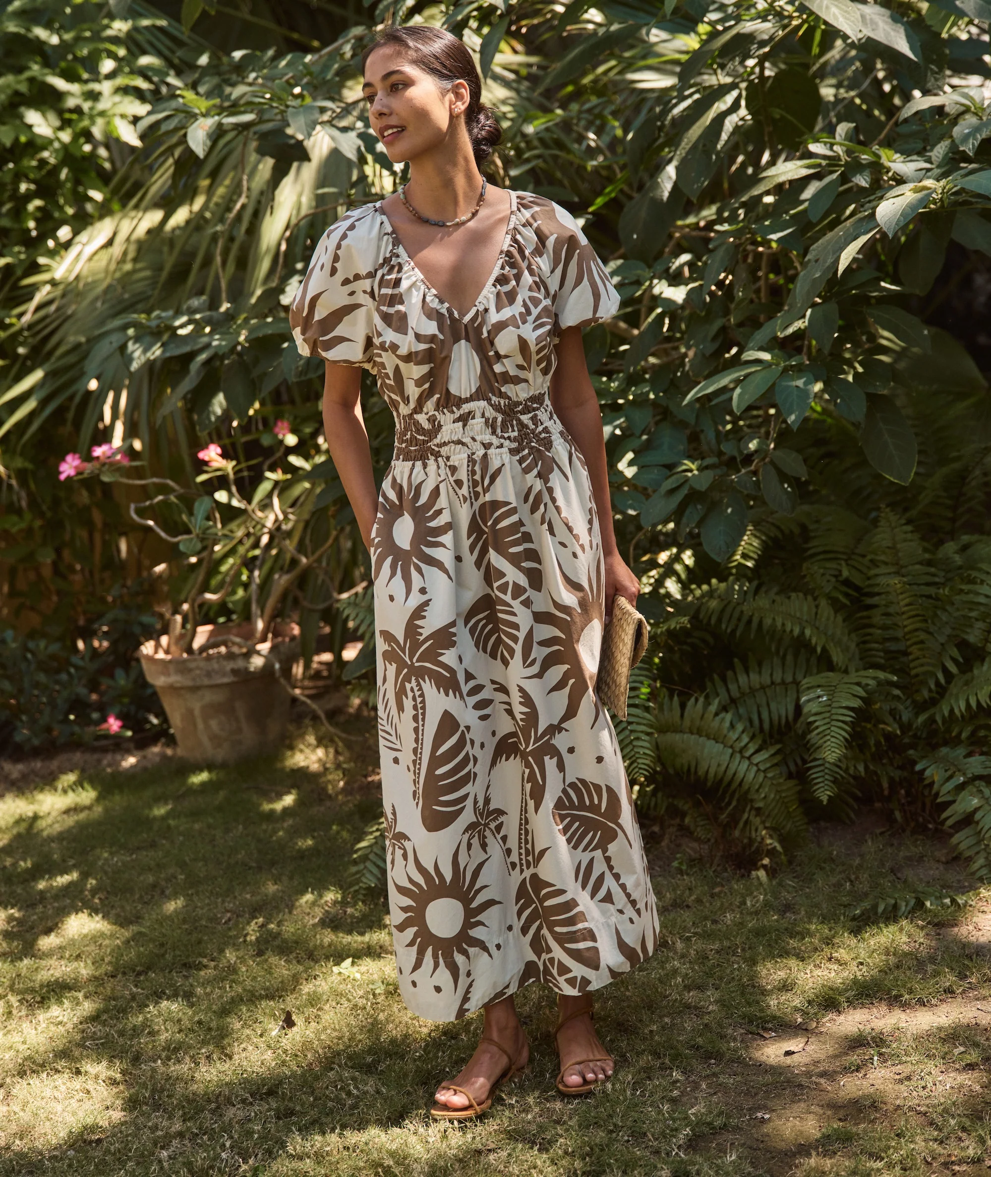 Emery Poplin Midi Dress