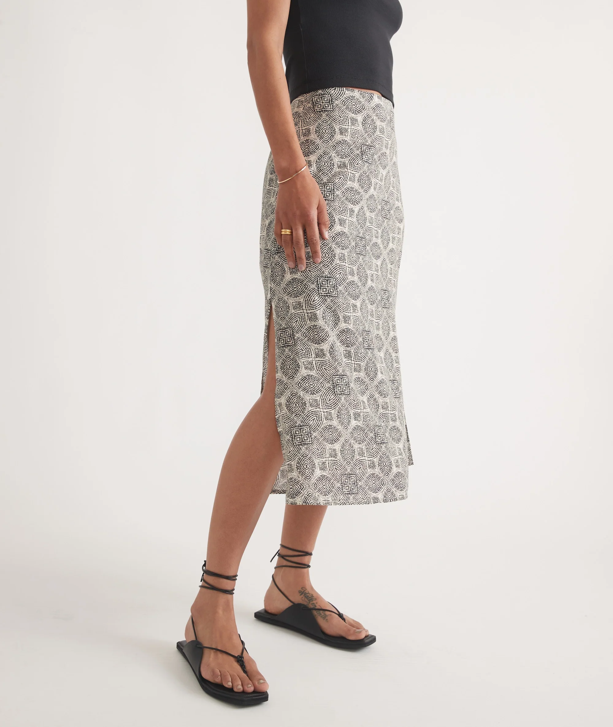 Ryan Slip Midi Skirt