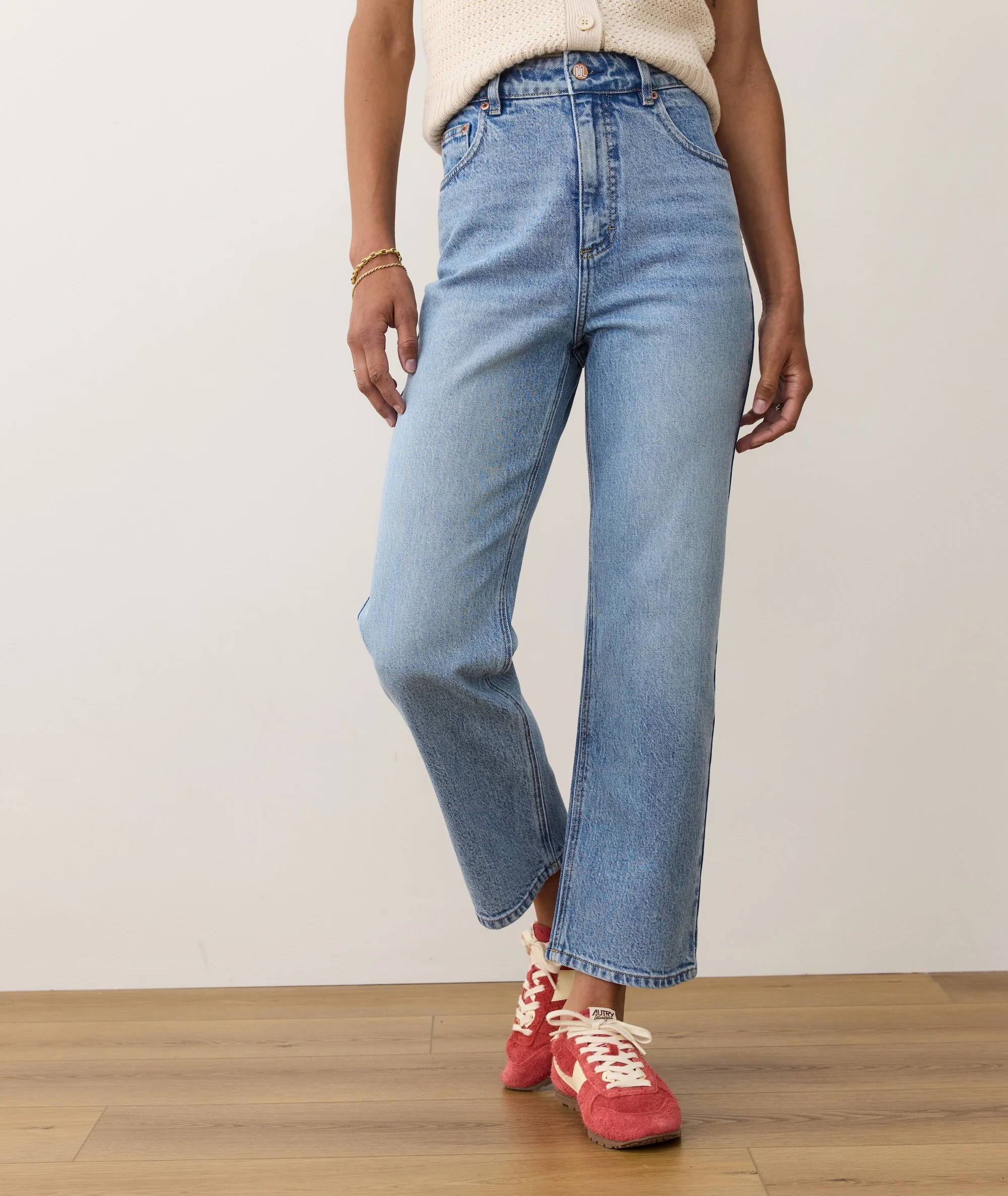 Charlie Denim Straight Leg Pant