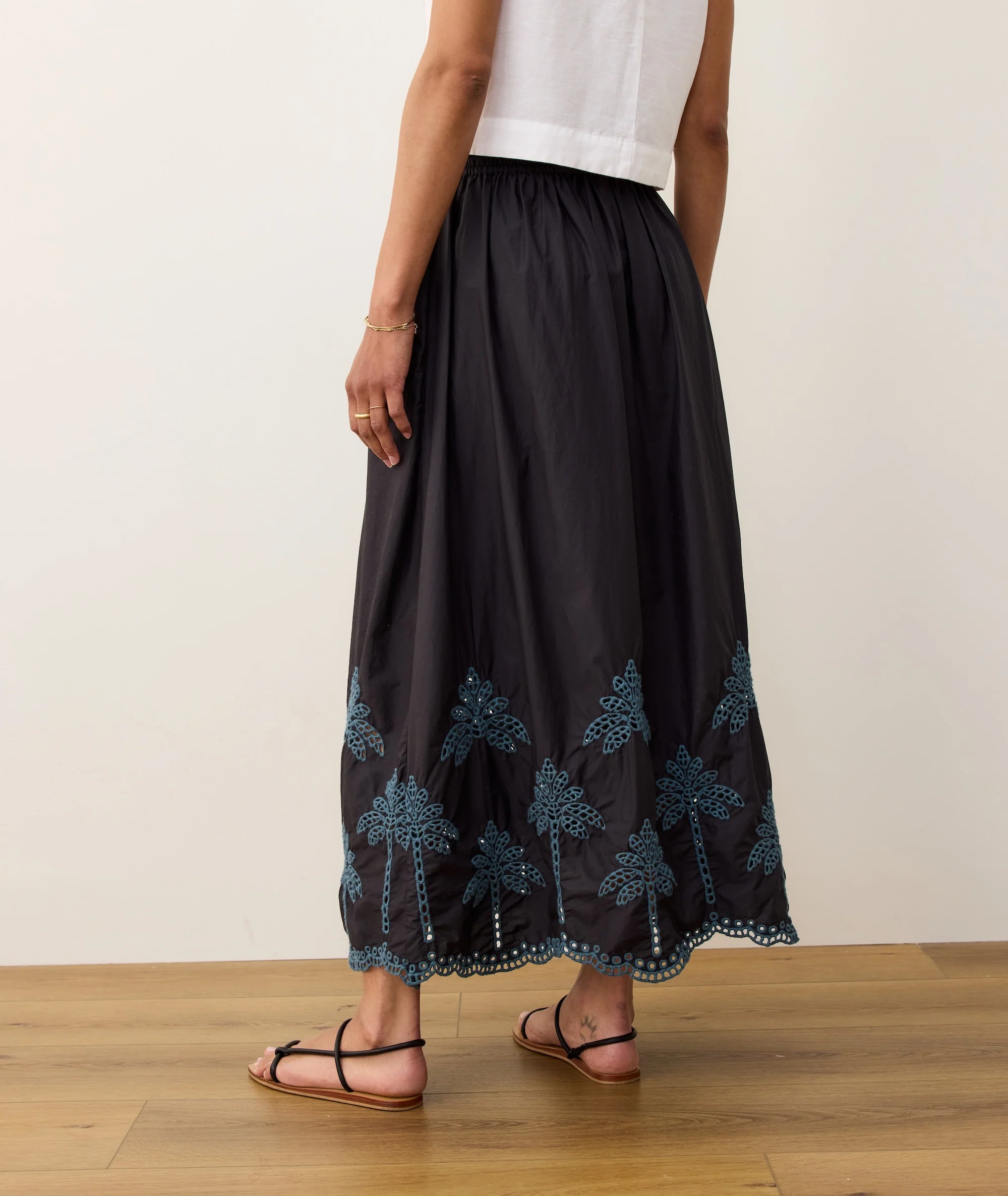Ryland Eyelet Drawstring Skirt