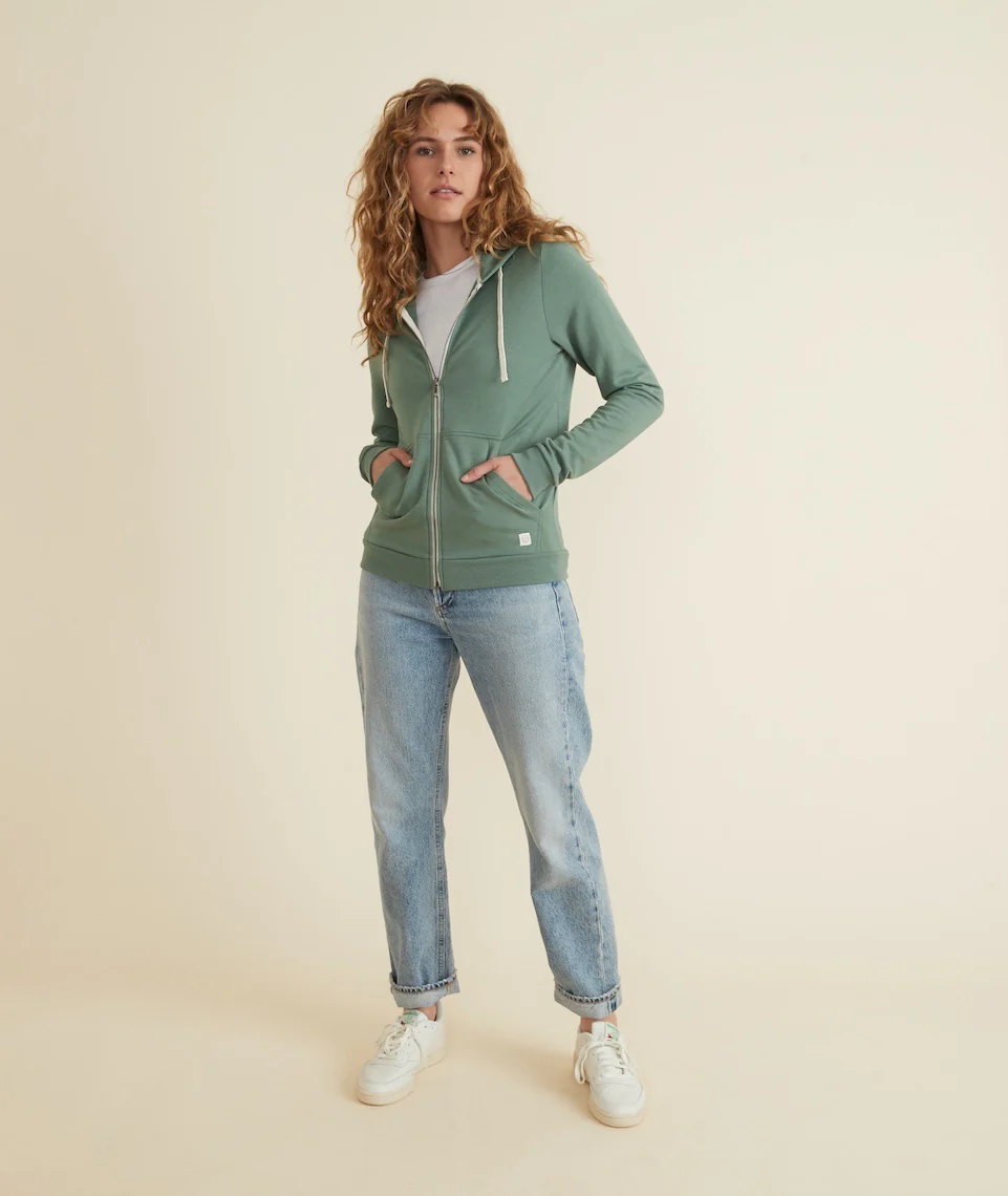 Women's Afternoon Hoodie in Sage Green
