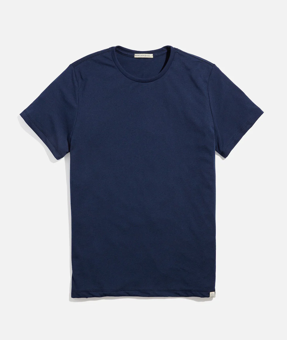 Men's Re-Spun Signature Crew in Navy