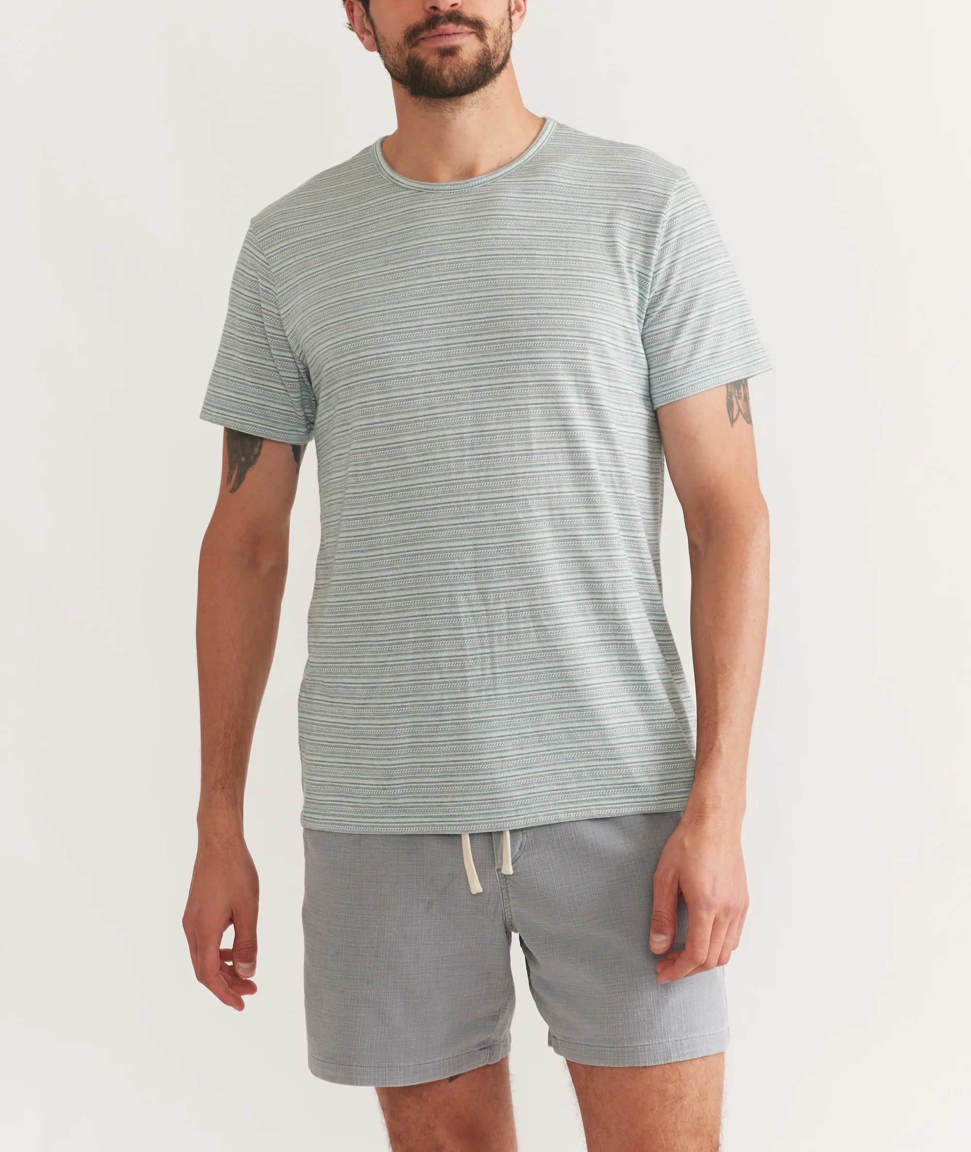 Signature Jacquard Crew Tee