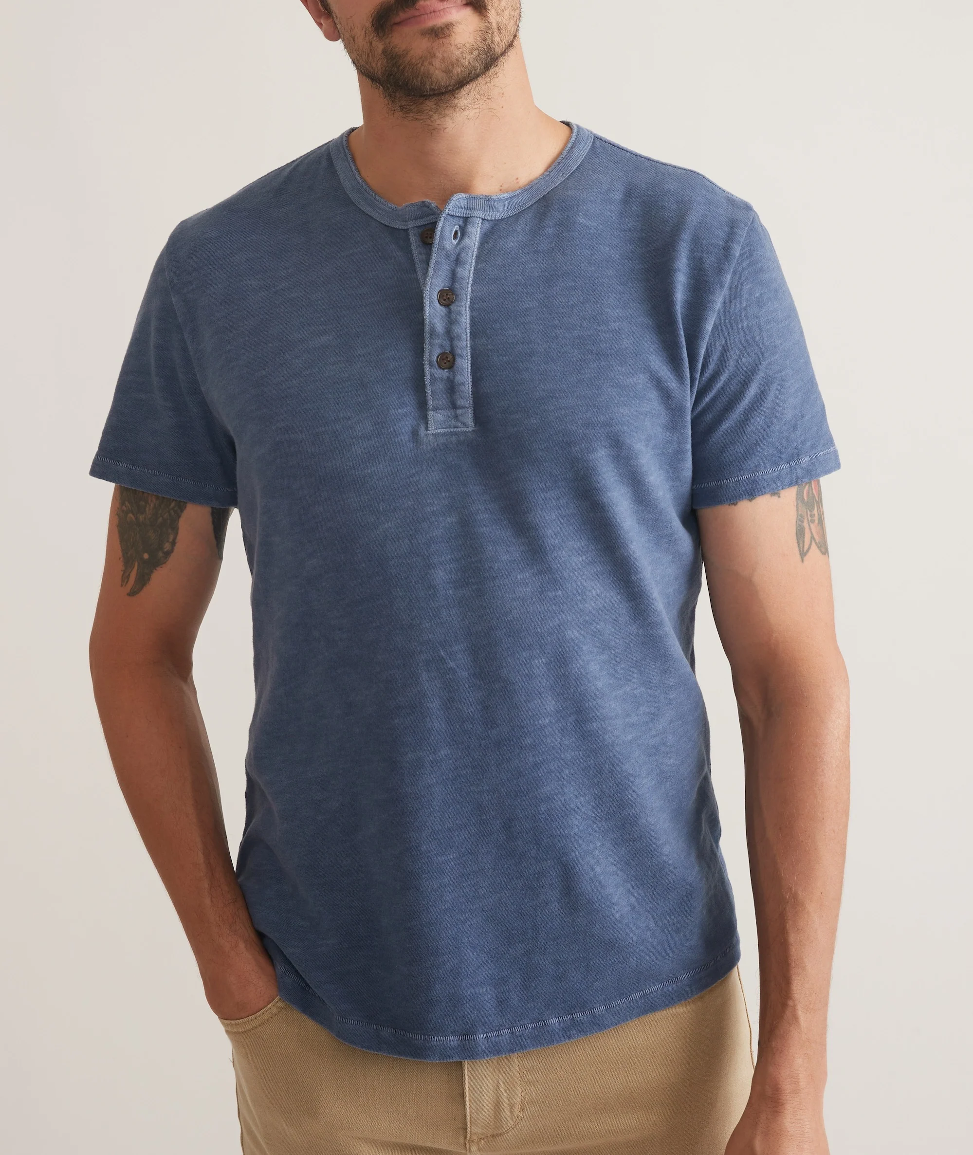 Vintage Heavy Slub Henley