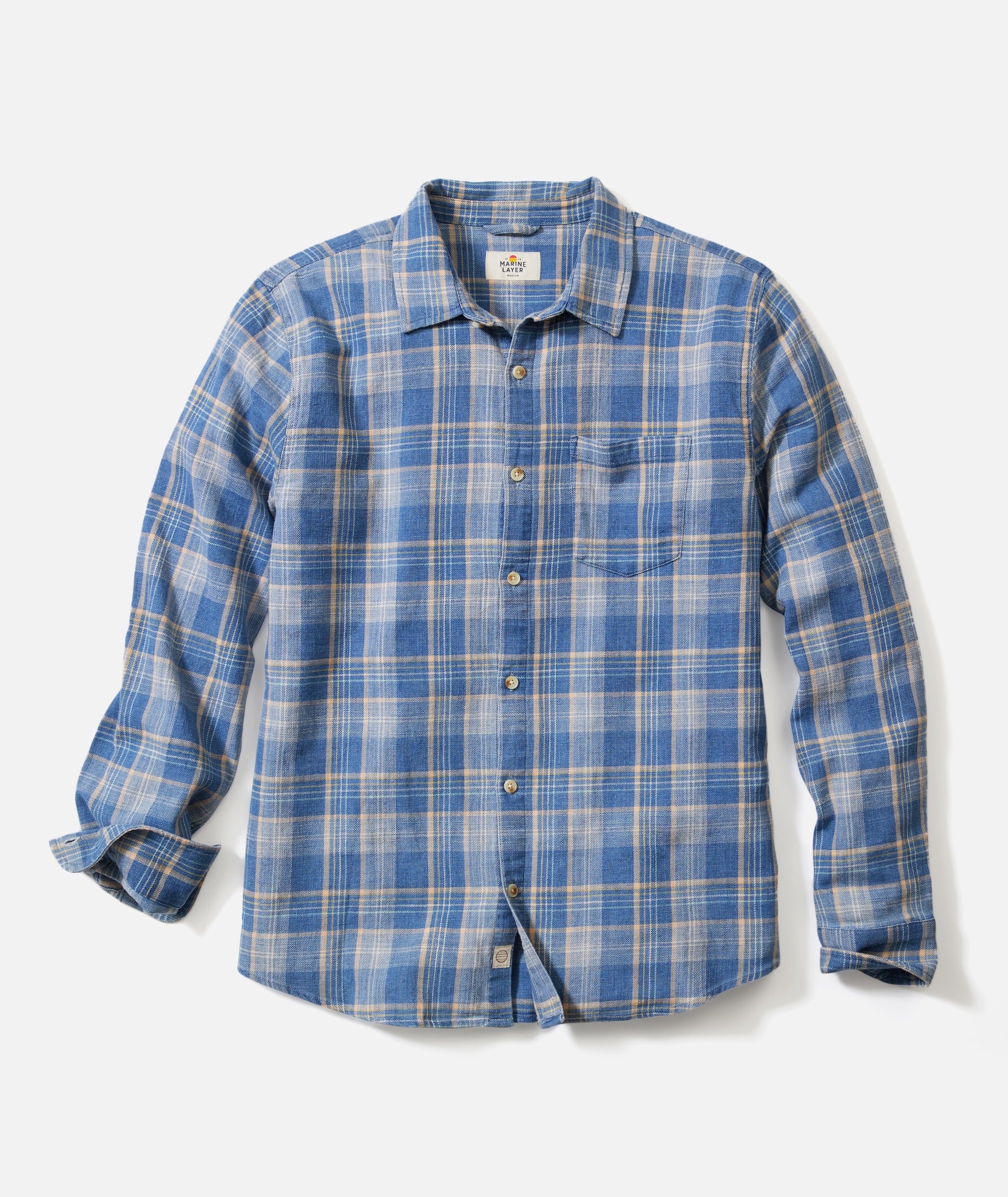 Stretch Selvage Long Sleeve Shirt